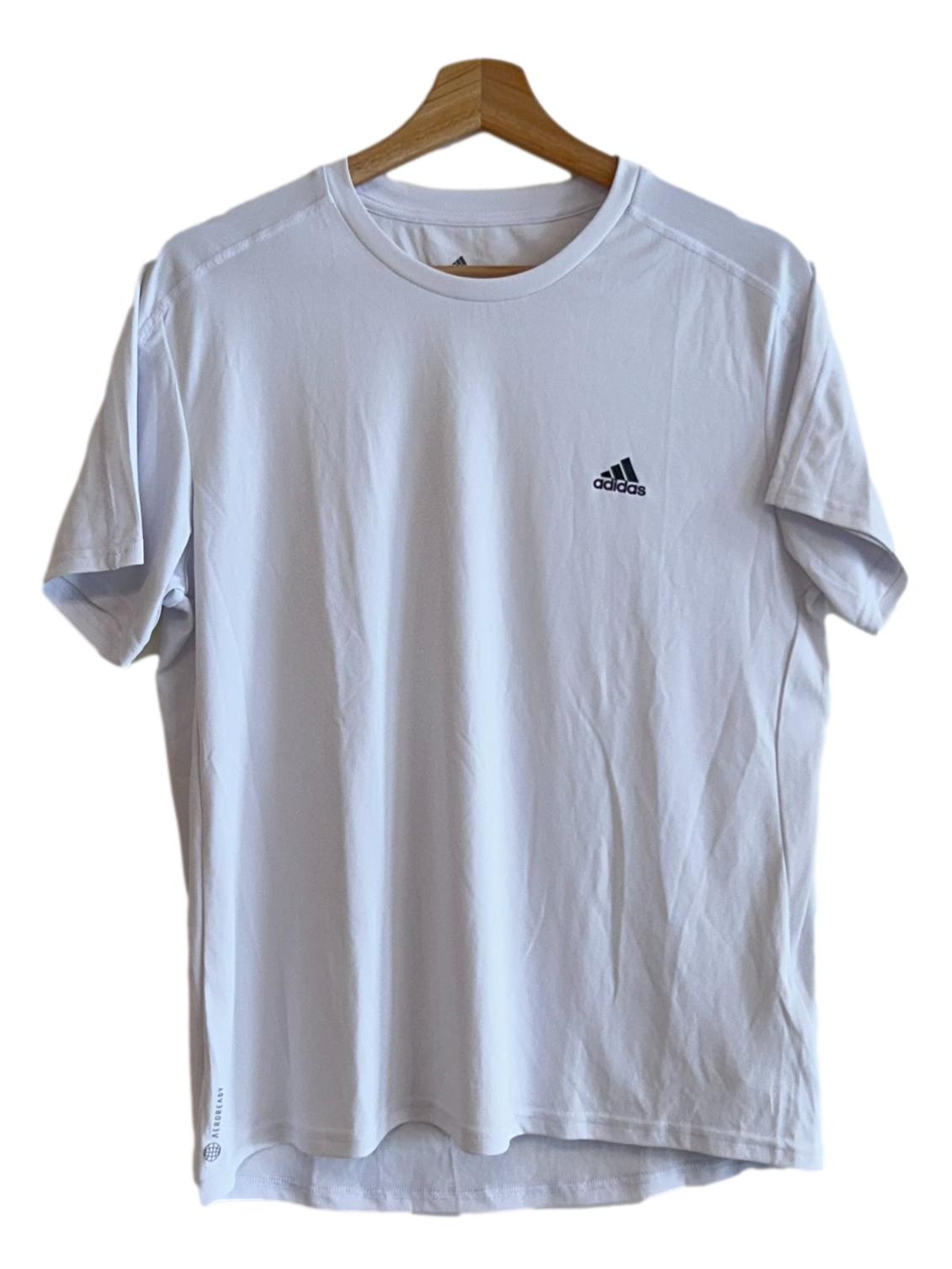 White Logo Running Tee