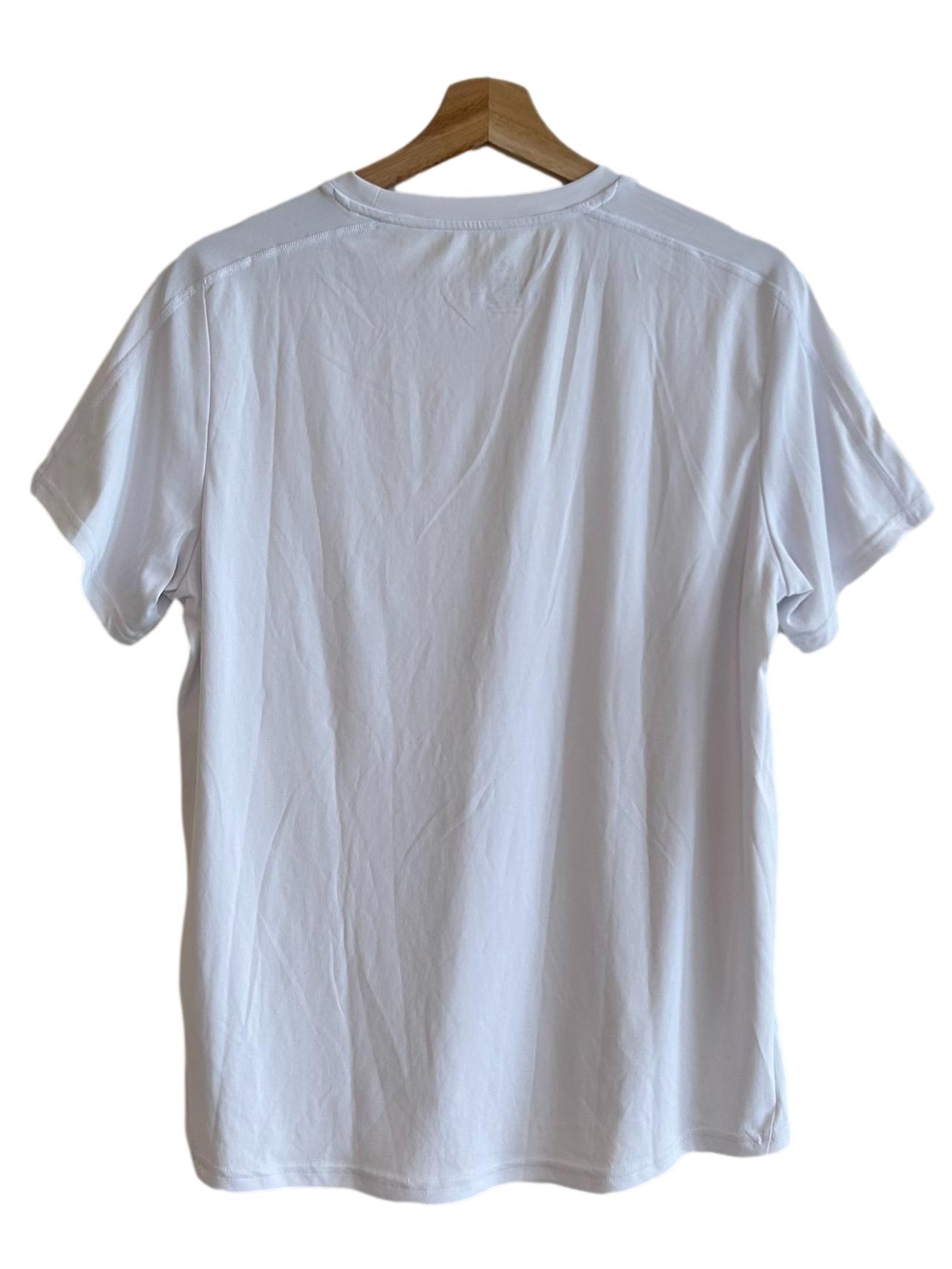 White Logo Running Tee