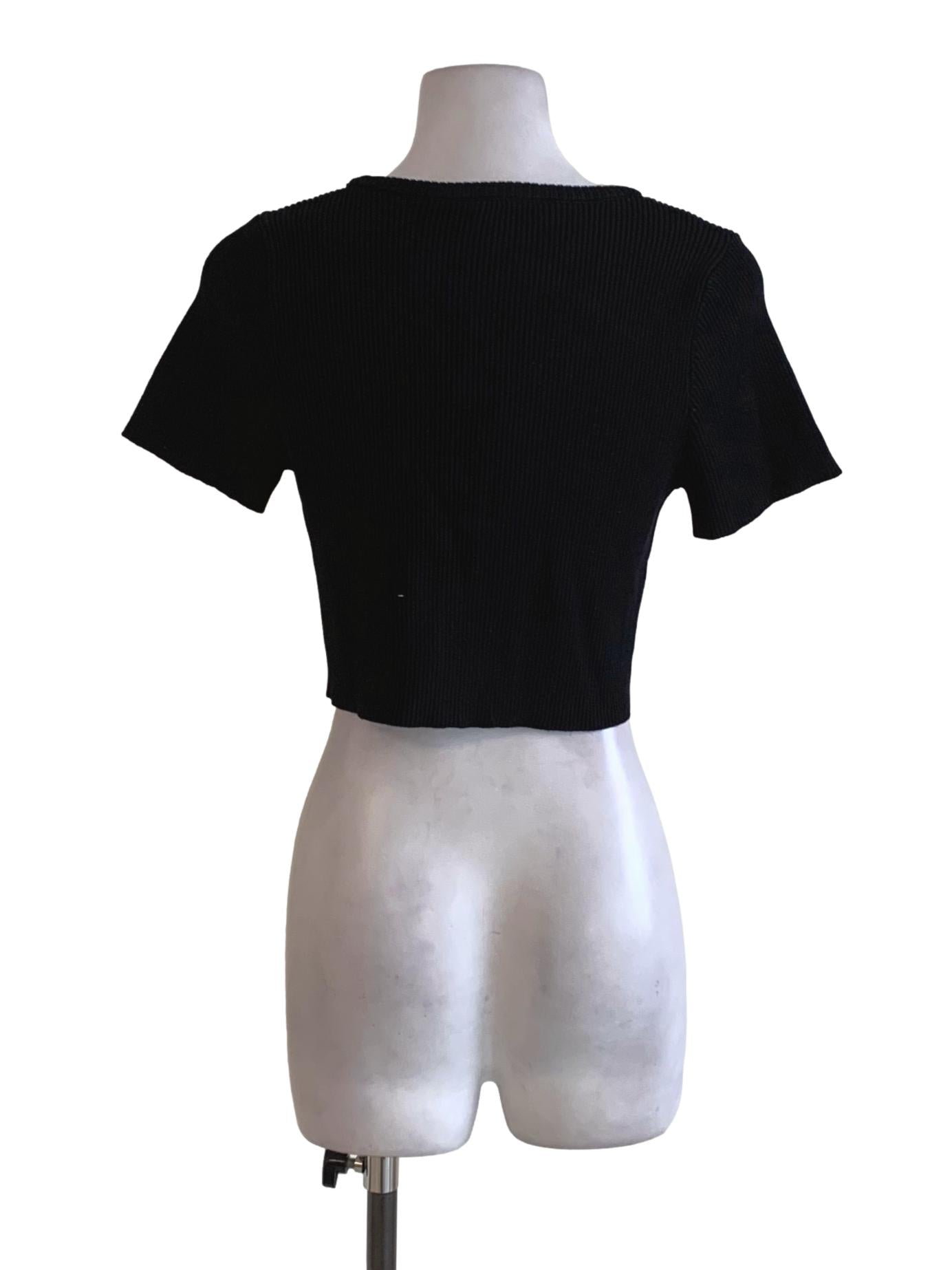 Black Bengal Stripe Blouse