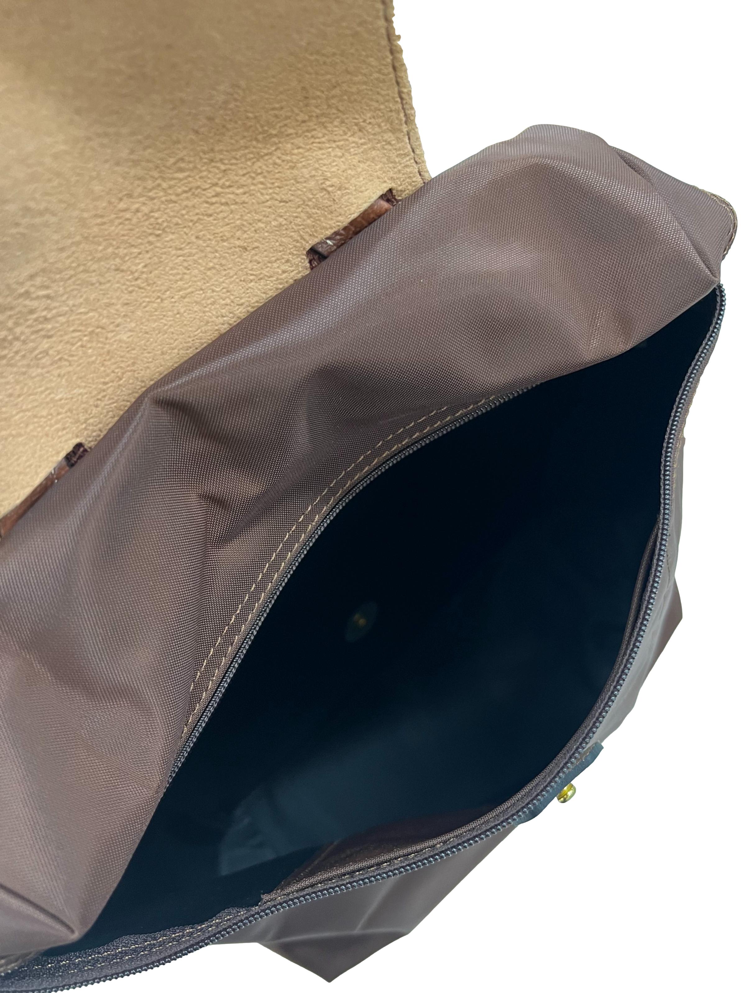 Brown Nylon Longchamp -  Le Pliage Backpack CSN