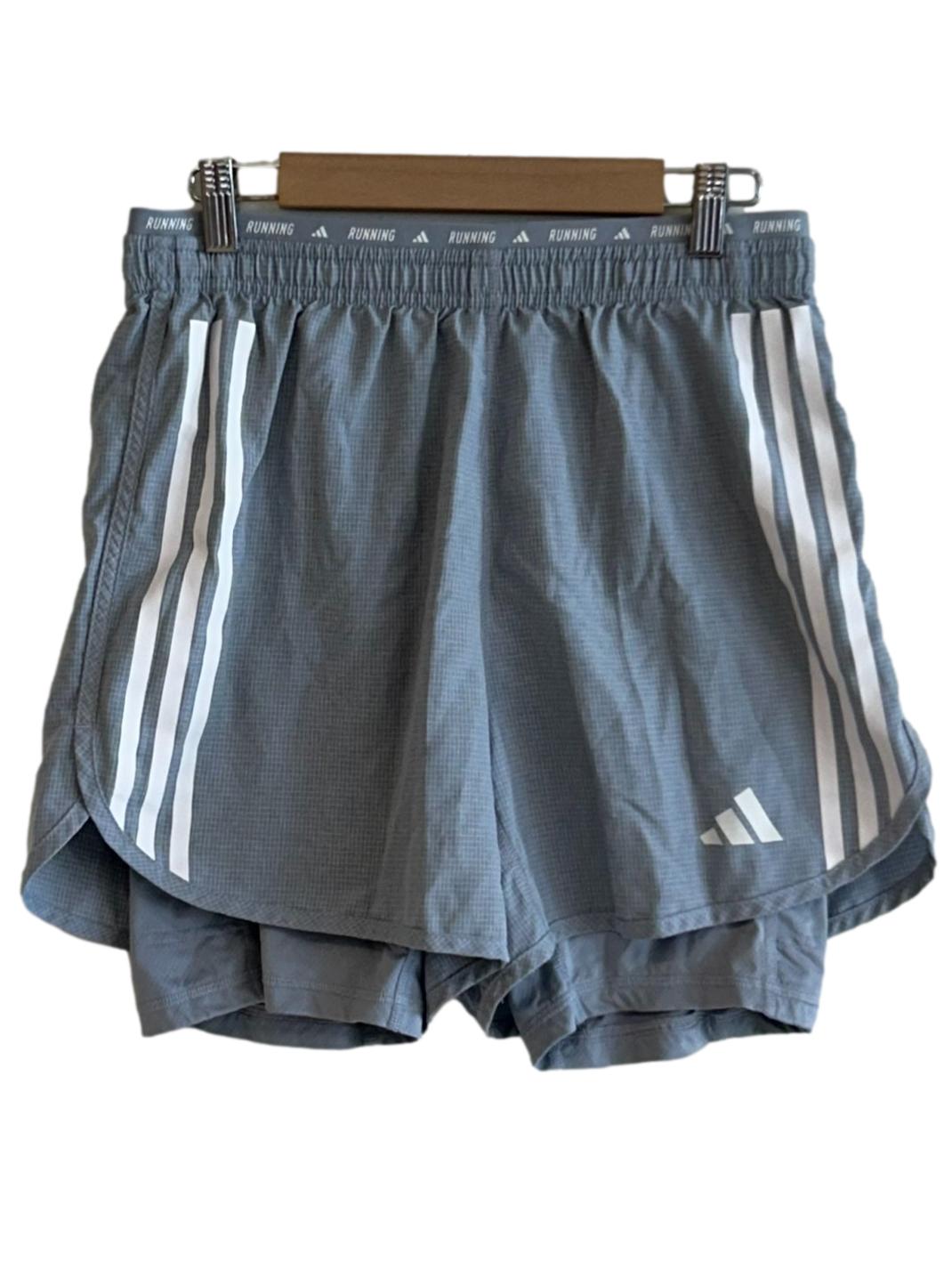 Grey 2in1 Running Shorts