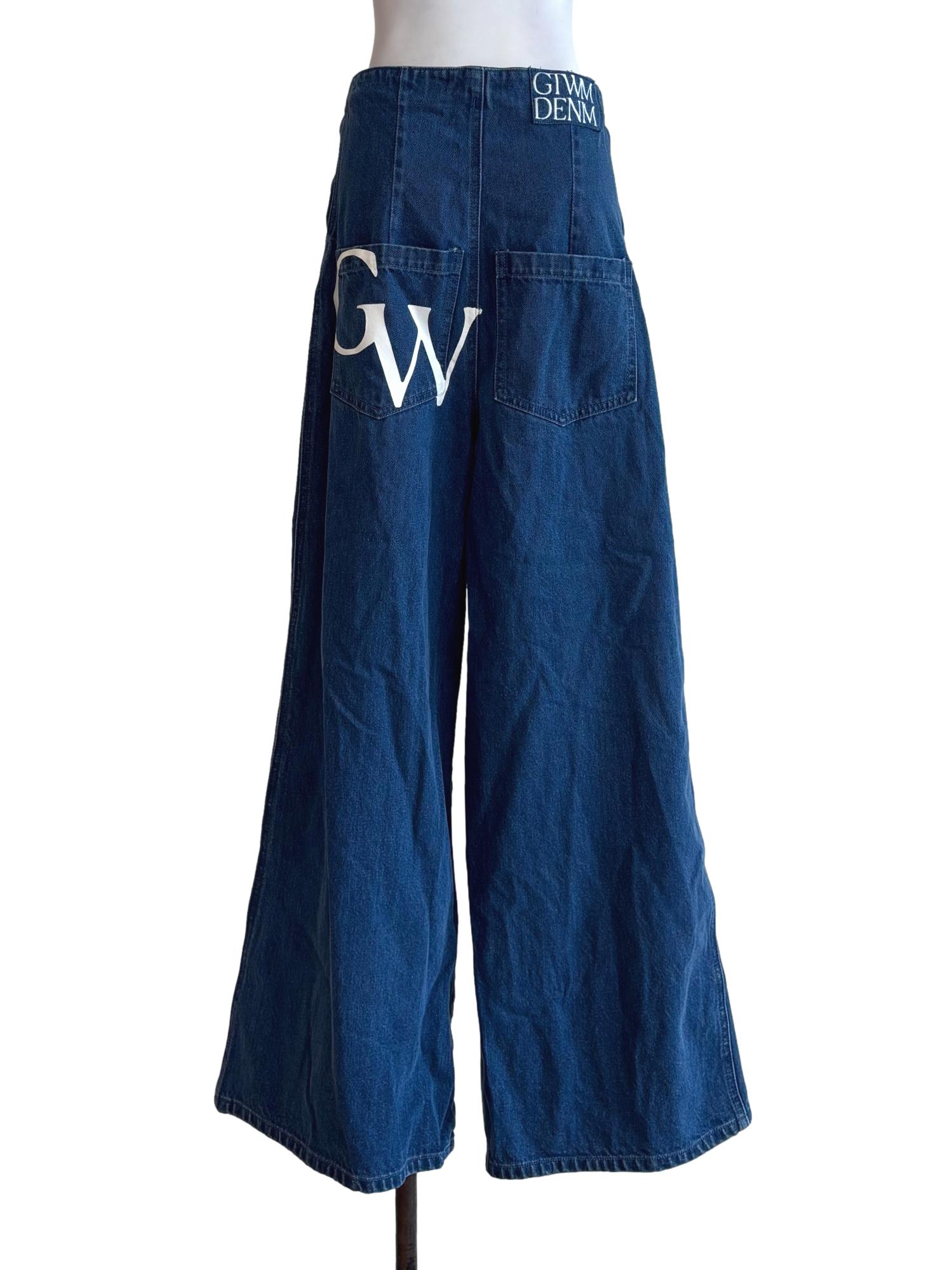 Wide Leg Denim Jeans