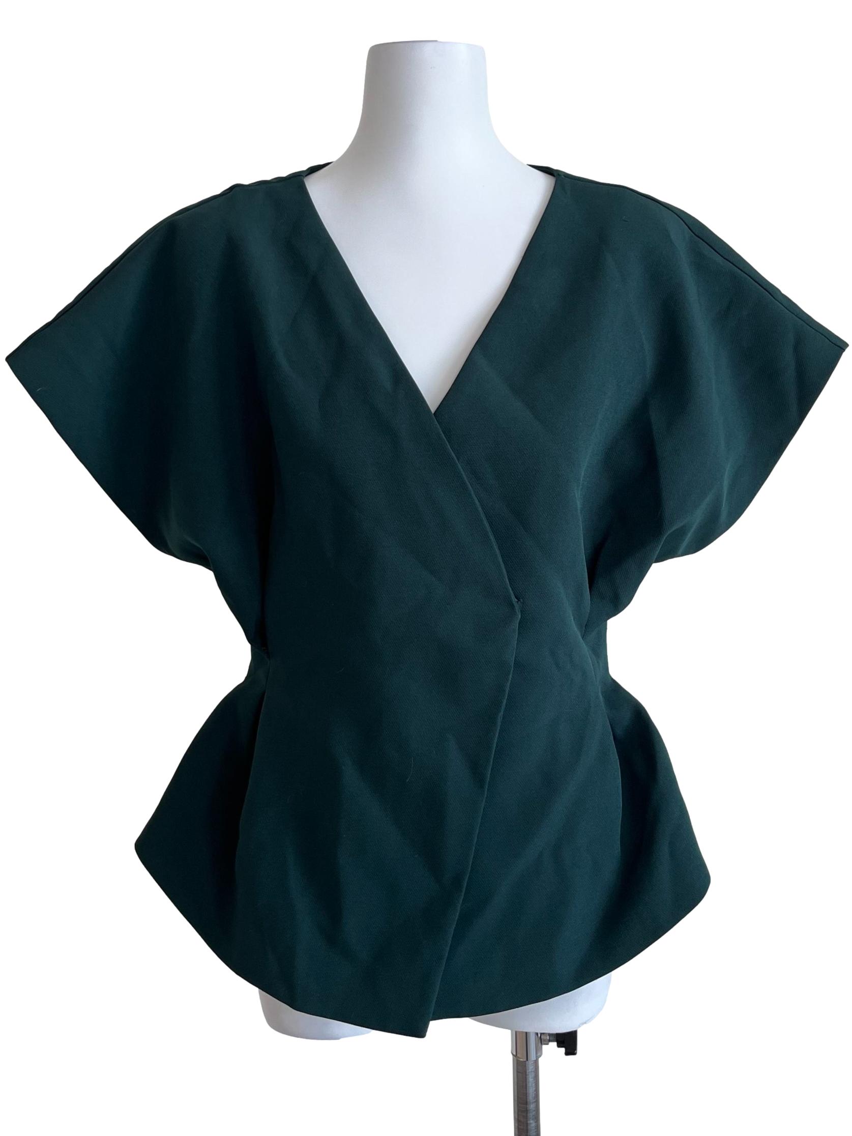 Emerald Green Kimono Sleeve Blouse