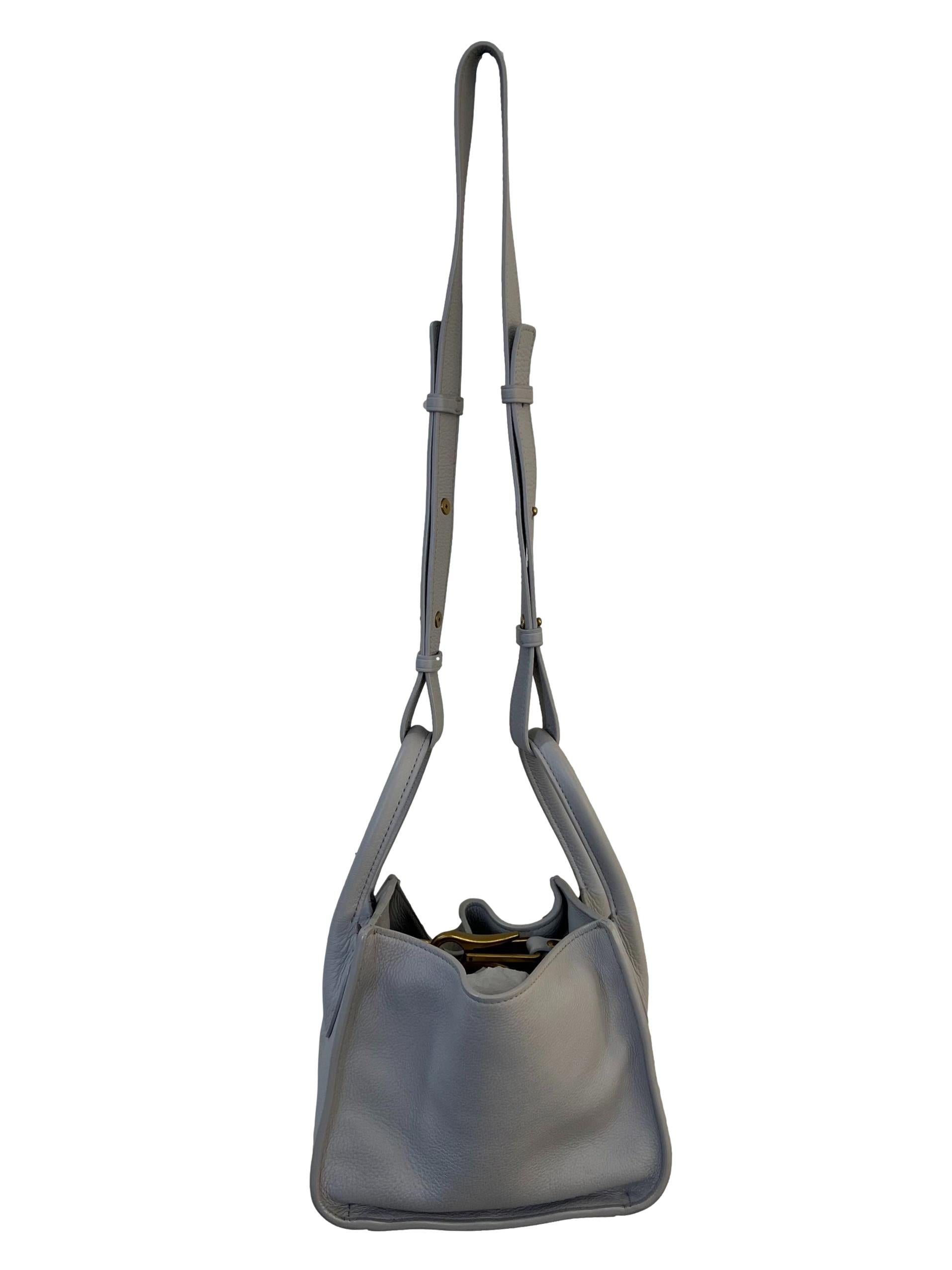 Grey Leather Rabeanco - Lu Mini Top Handle Bag CSN