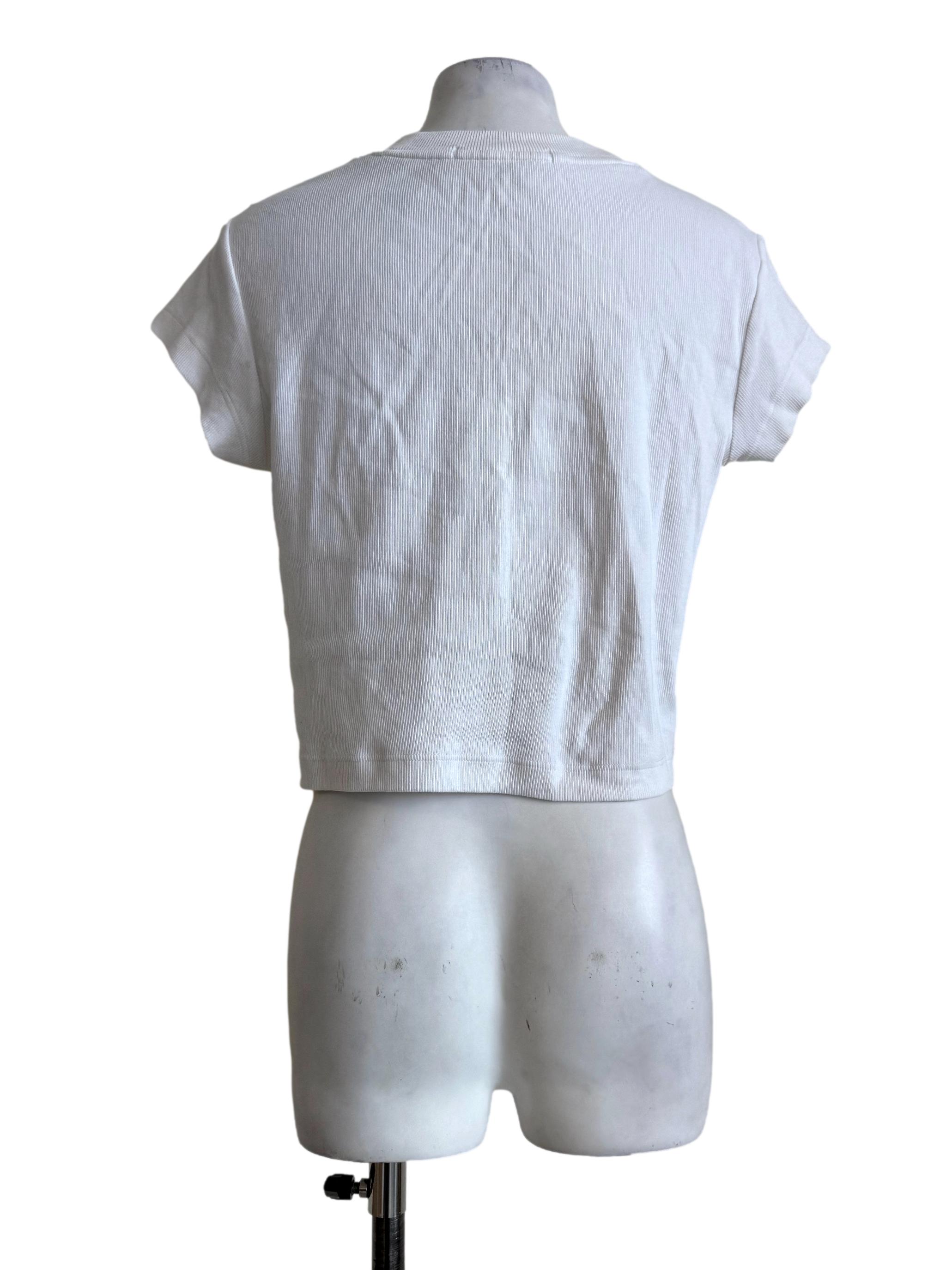 Off White Short Sleeve T-Shirt