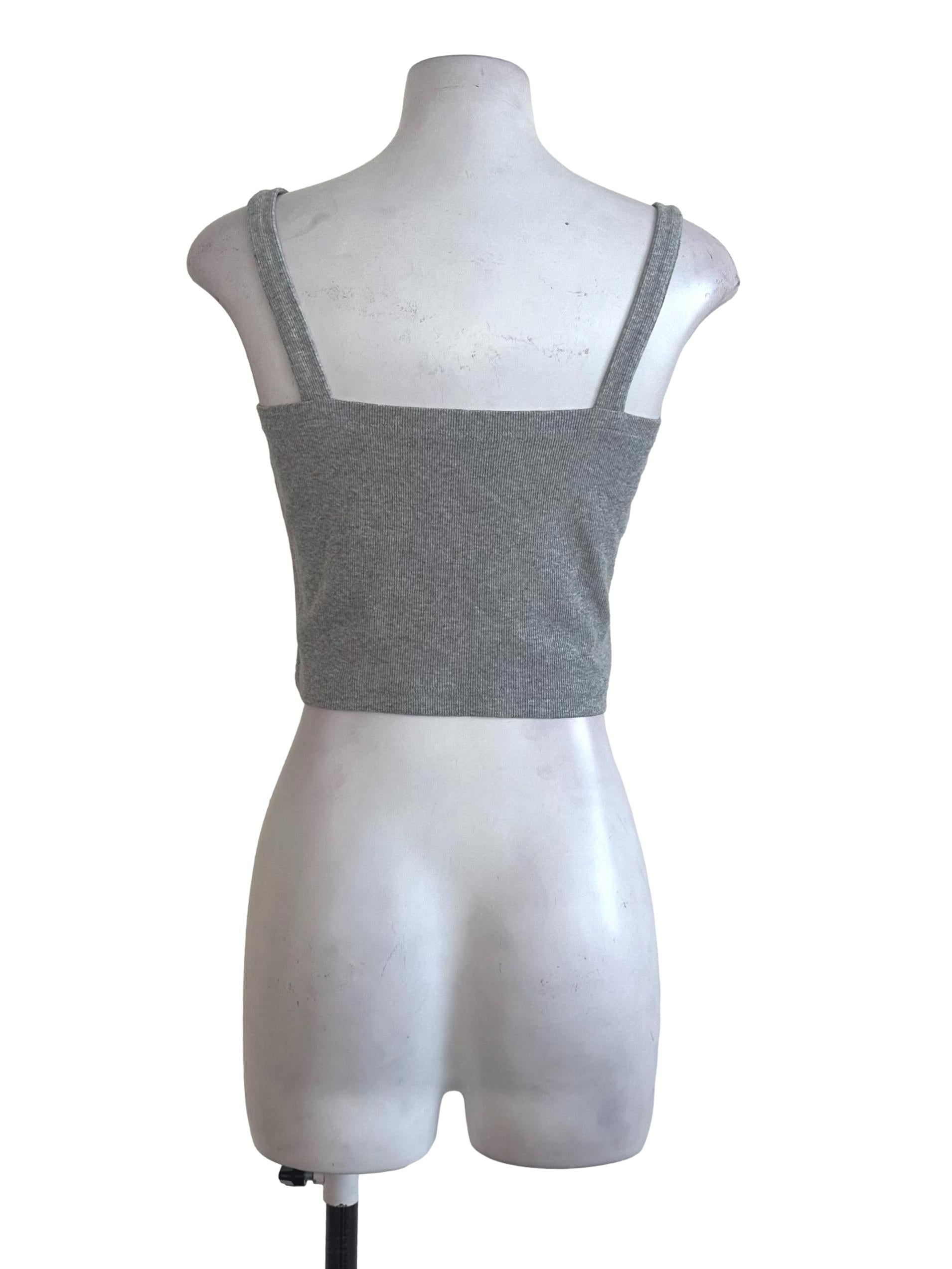 Grey Plain Top