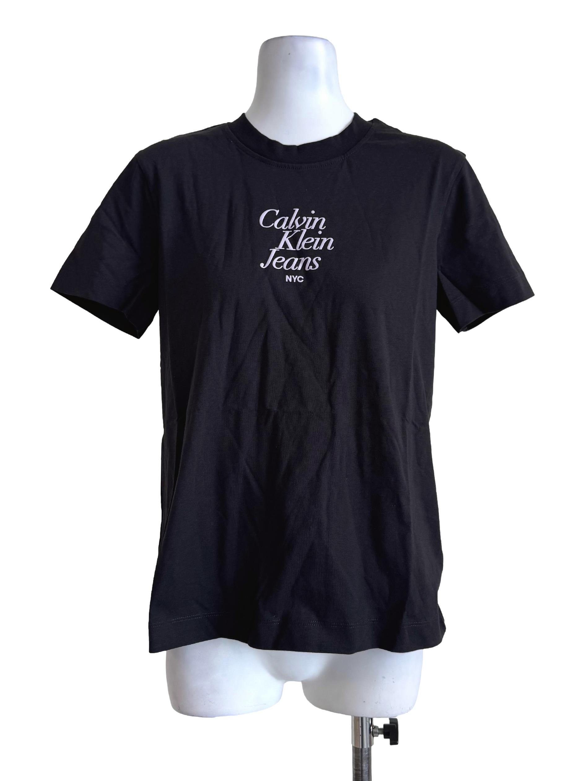 Ant Black Round Neck T-Shirt