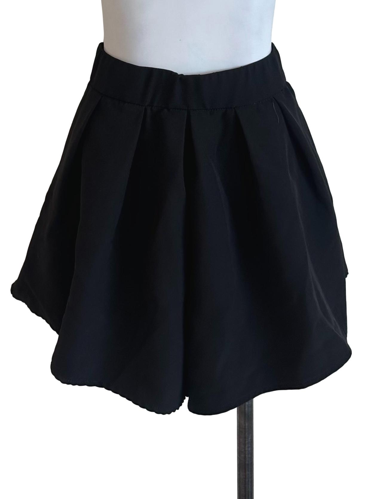 Charcoal Black High Waist Shorts