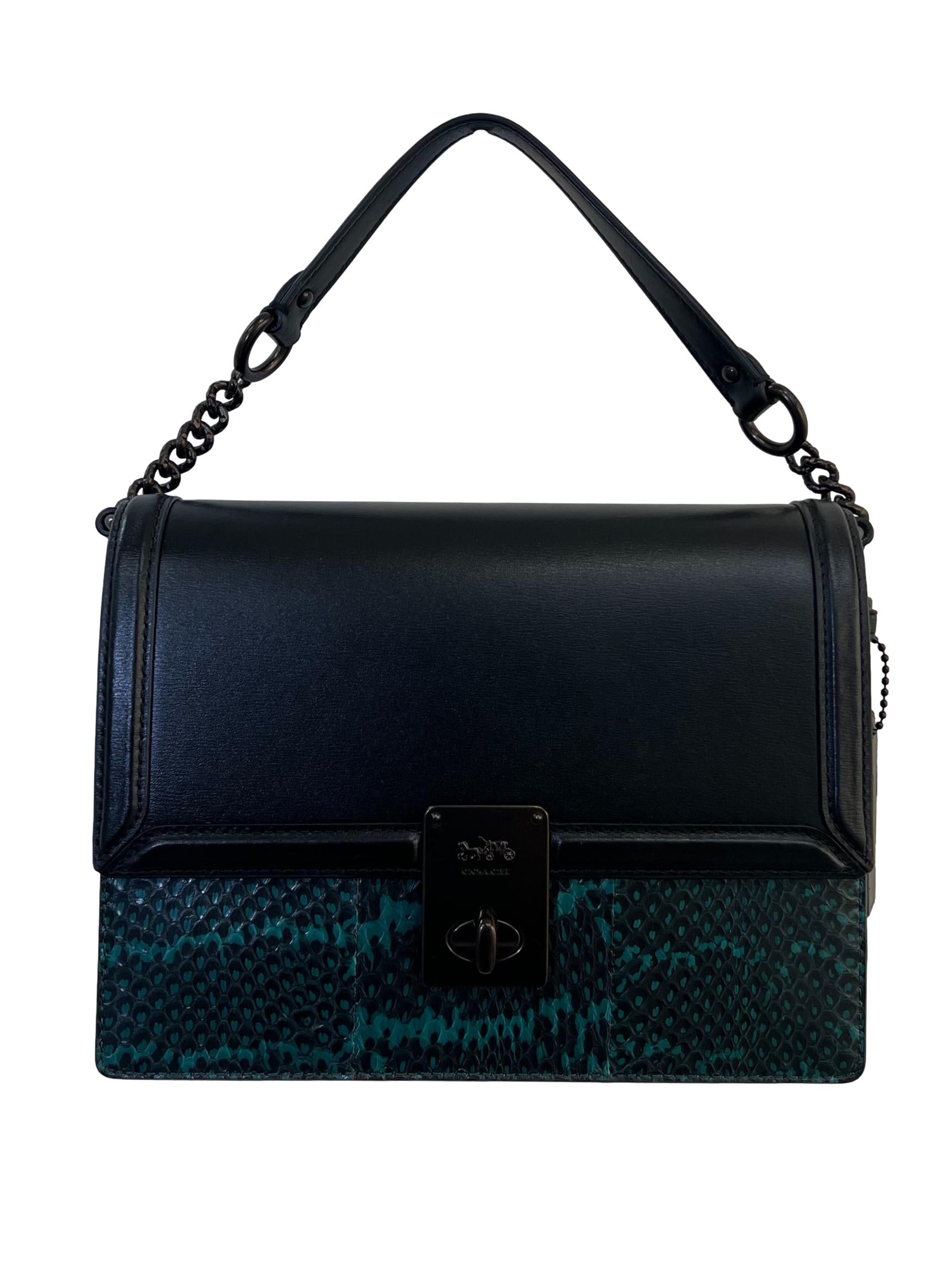 Multicolour Leather Coach - Hutton Shoulder Bag CSN