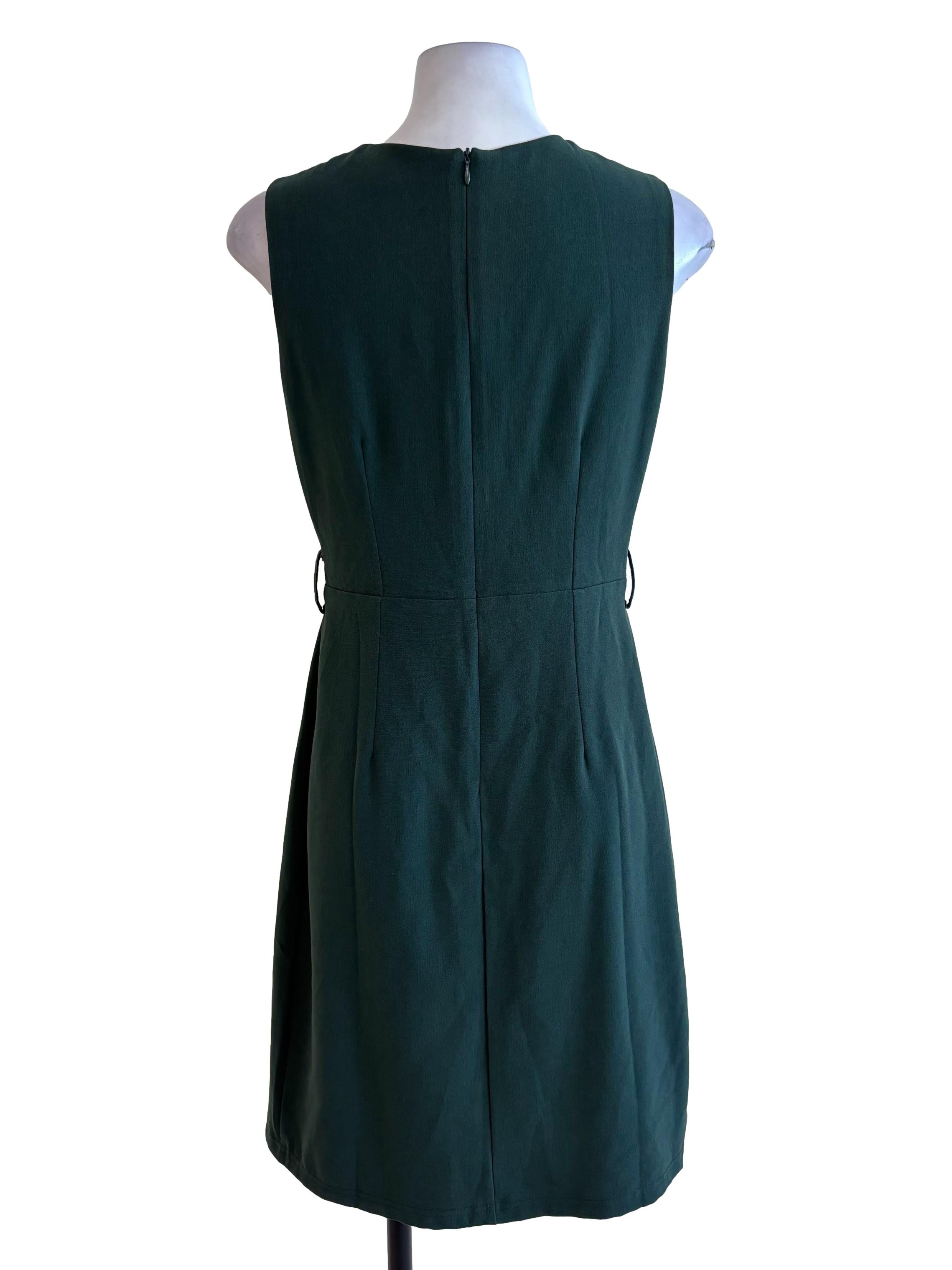 Emerald Green Wrap Dress