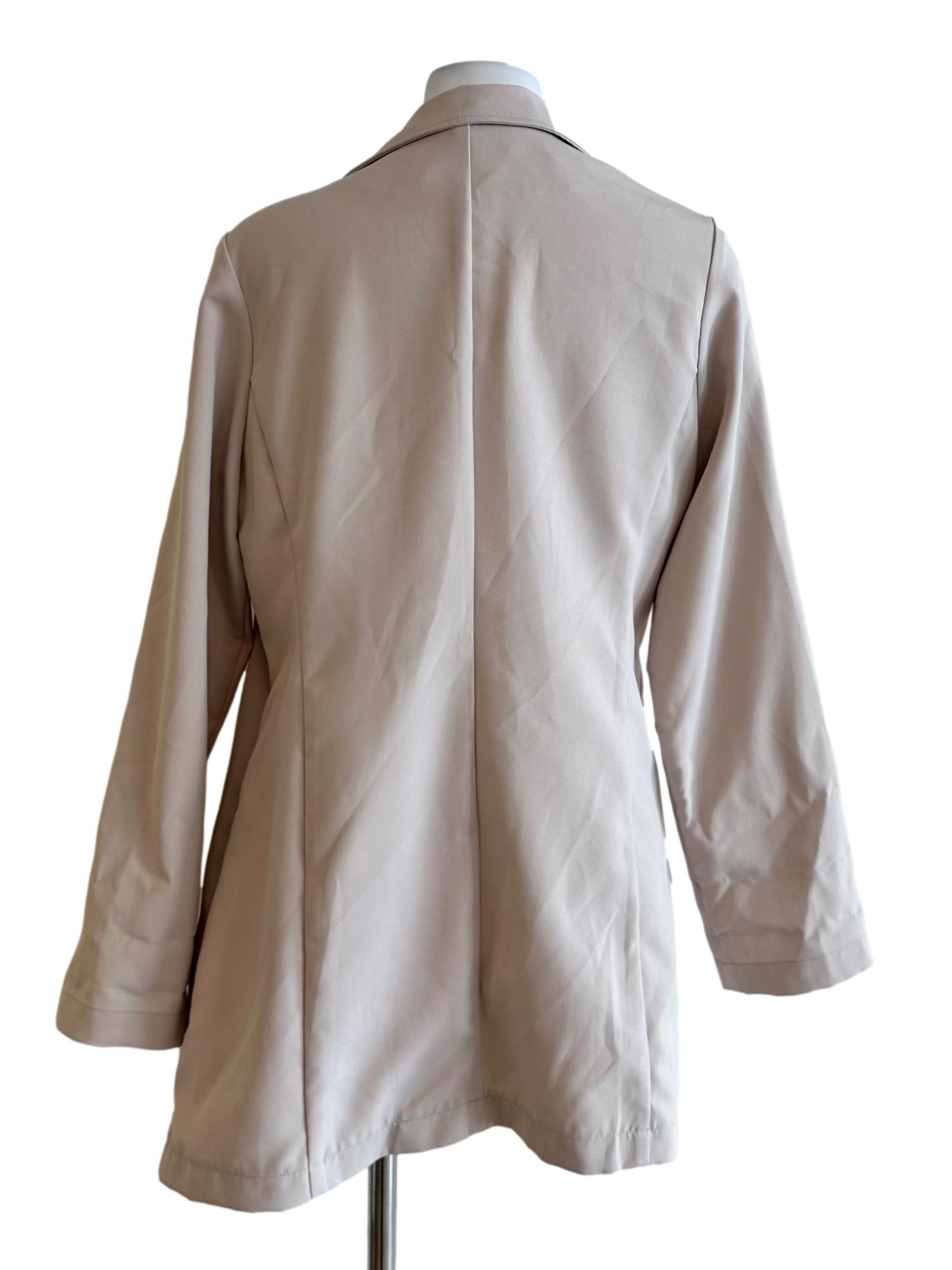 Sugar Cookie Collar Button Blazer YHF