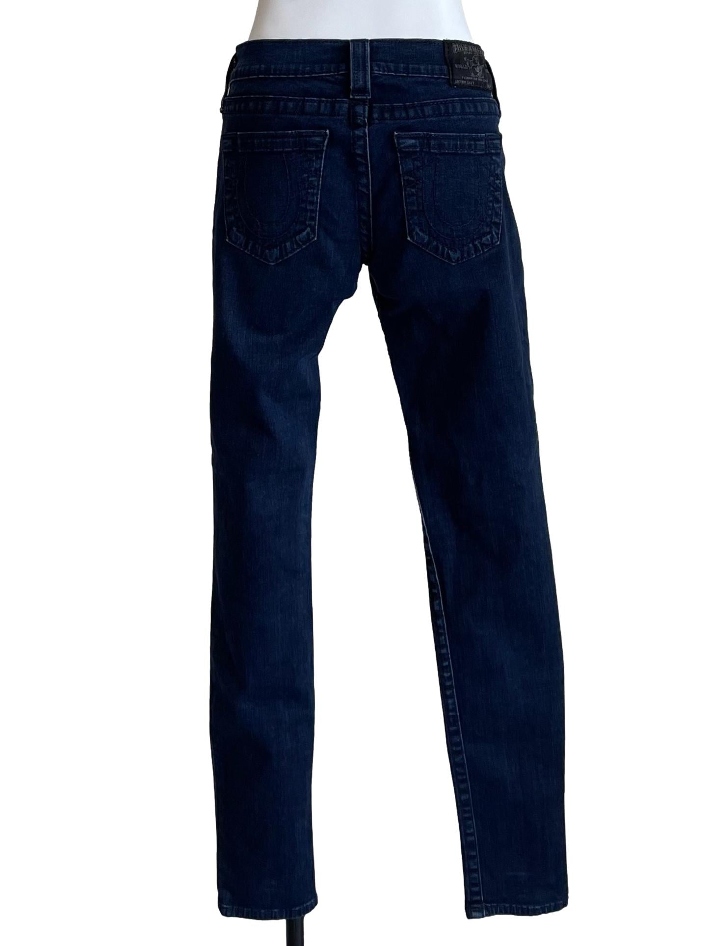 Denim Blue Low Skinny Jeans