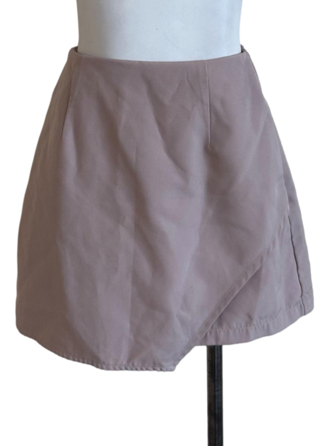 Ash Purple Asymmetric Skorts