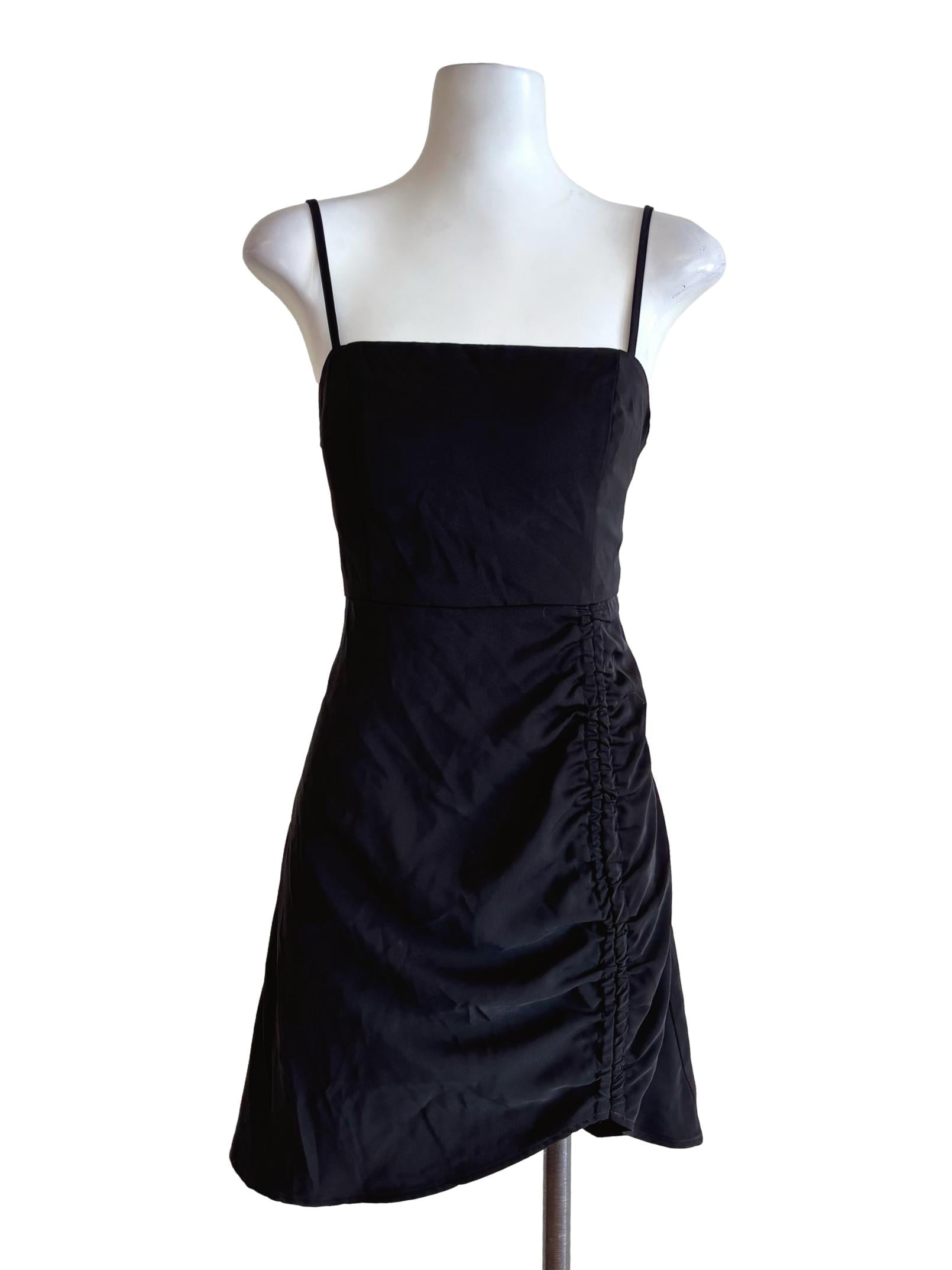 Soft Black Bodycon Dress