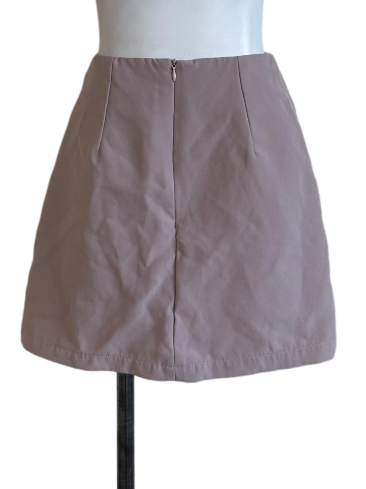 Ash Purple Asymmetric Skorts