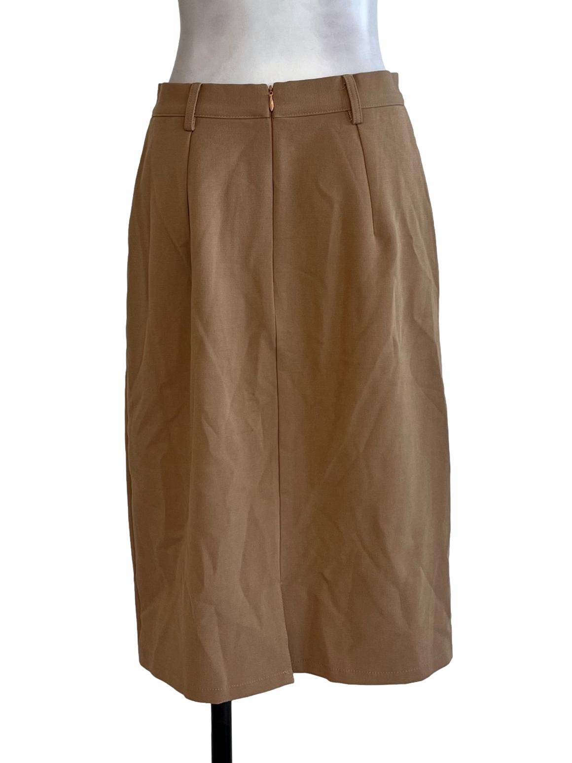 Light Brown Pockets Skirt