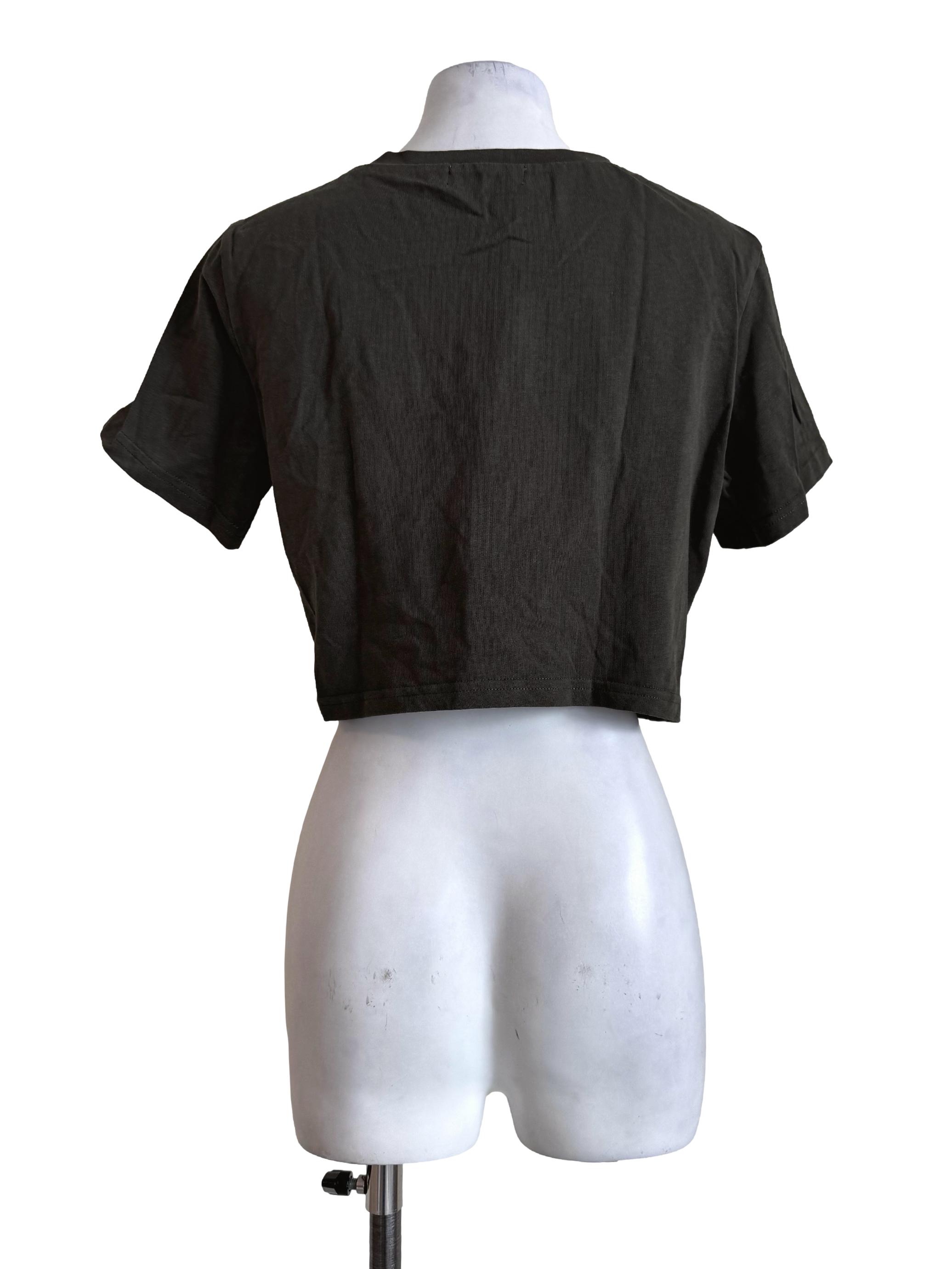 Army Green Round Neck T-Shirt