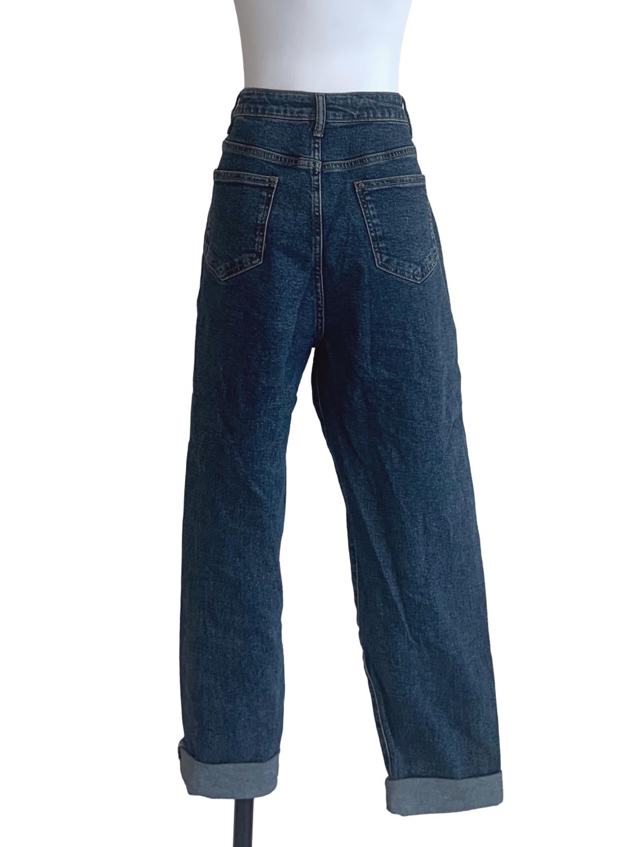Denim Blue Tapered Jeans