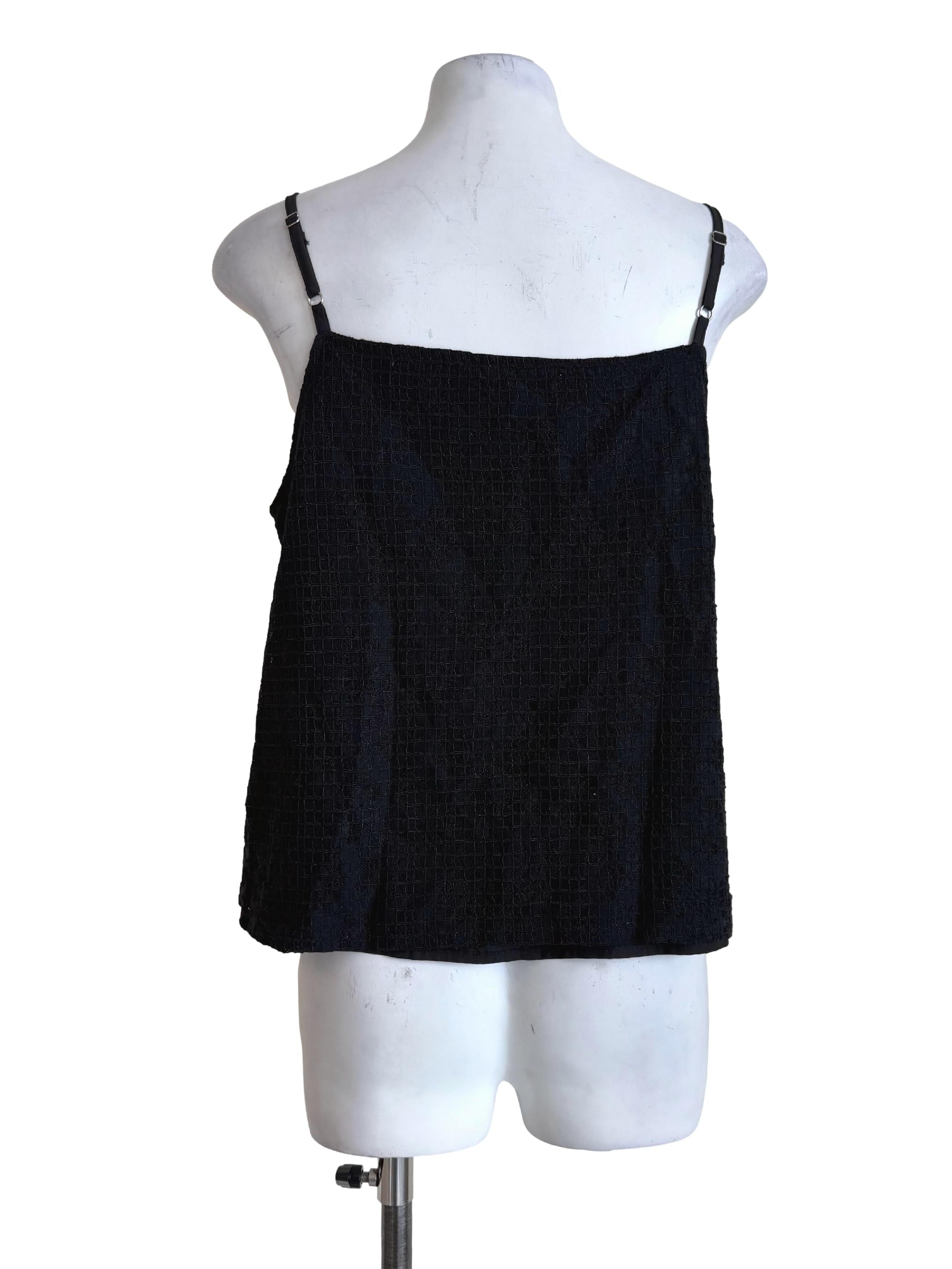 Lacey Black Camisole