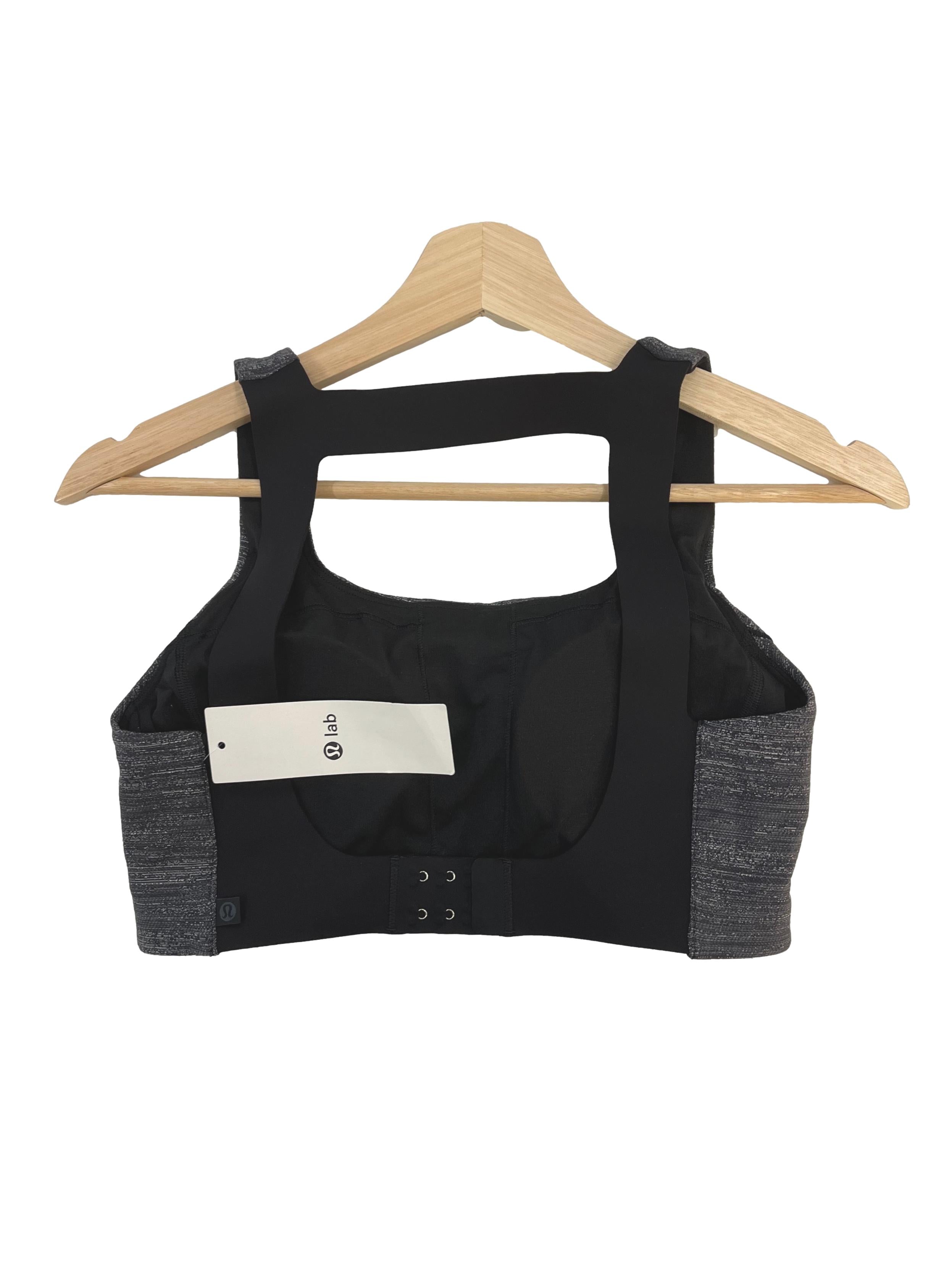 Grey Stripe Lab Varsa Sports Bra