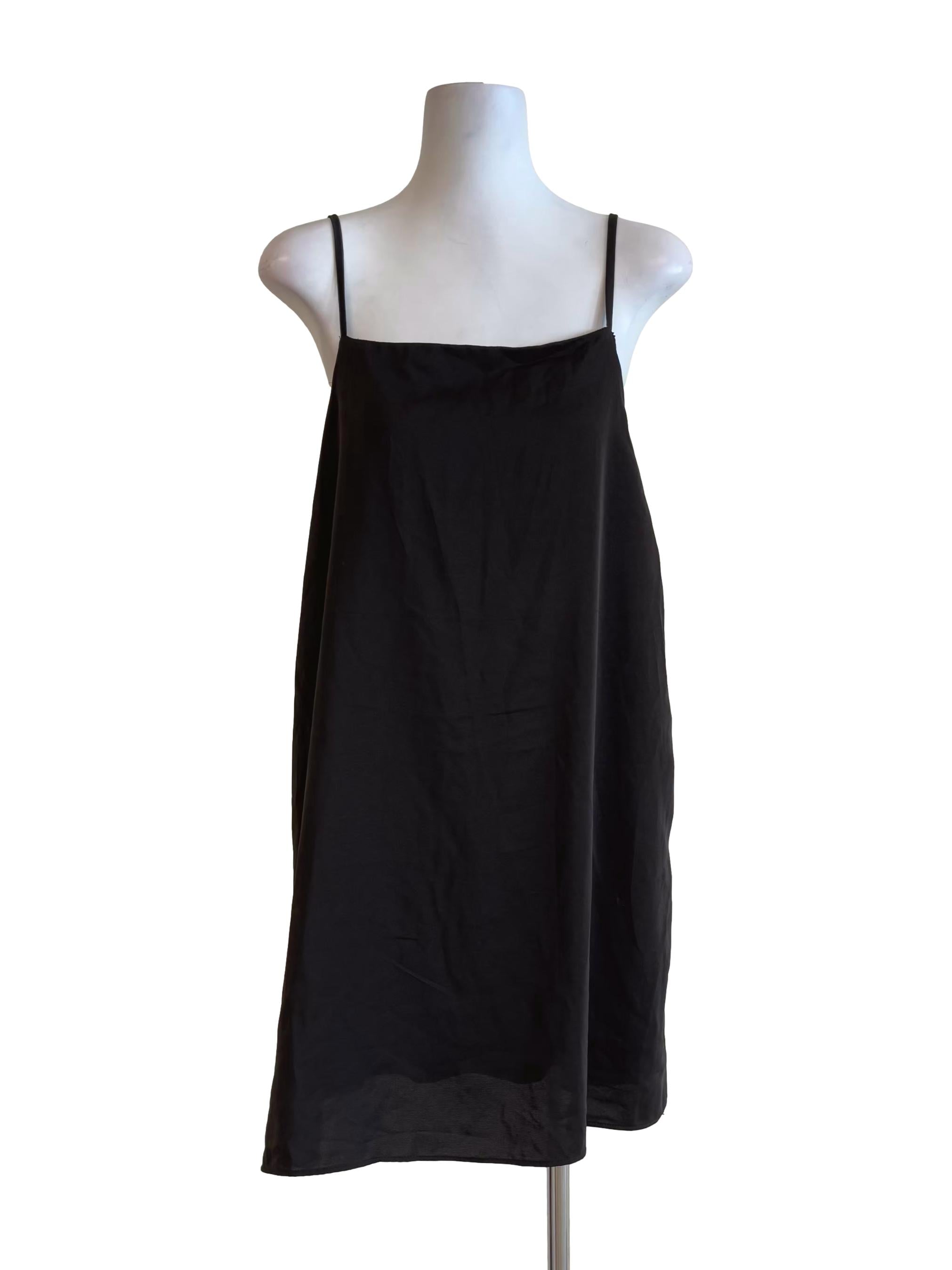 Ink Black Camisole Shift Dress