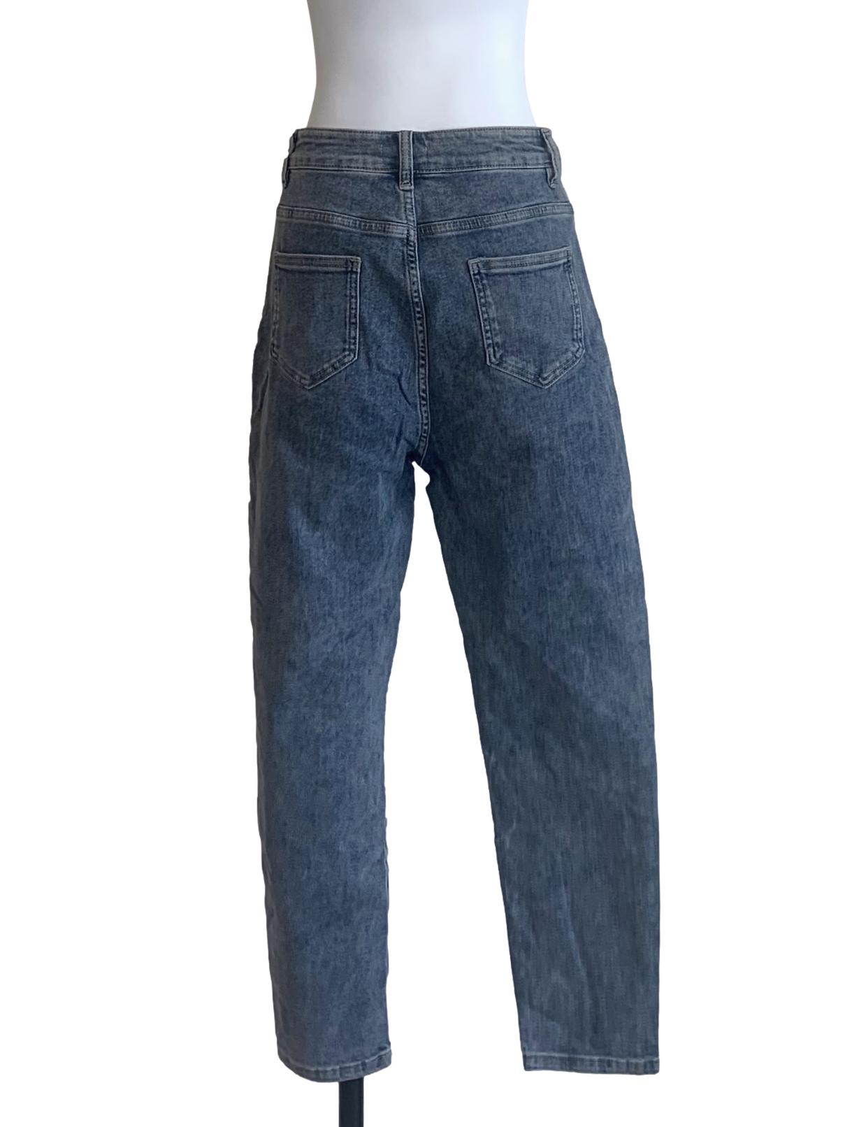 Denim Blue Straight Cut Jeans