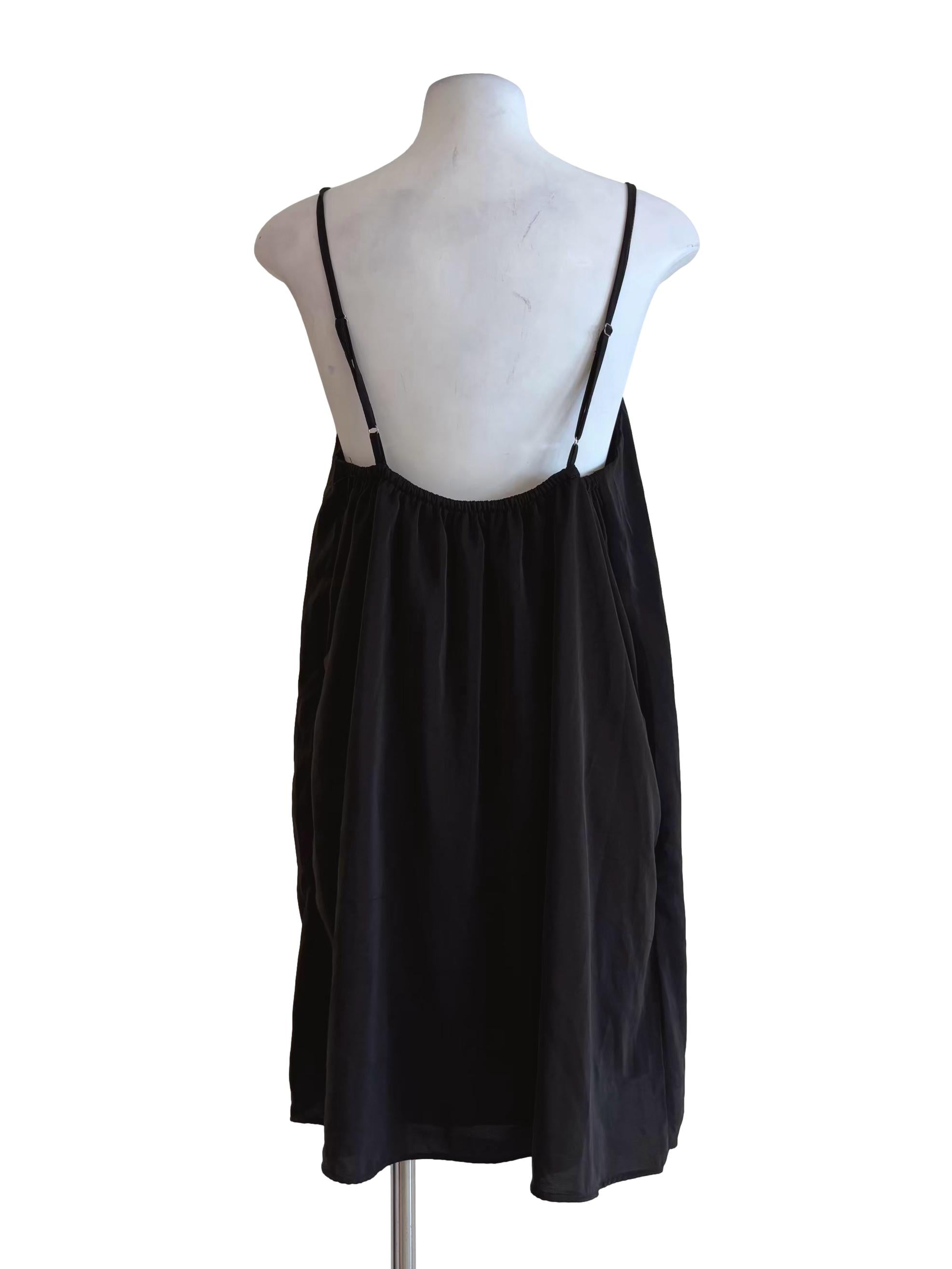 Ink Black Camisole Shift Dress