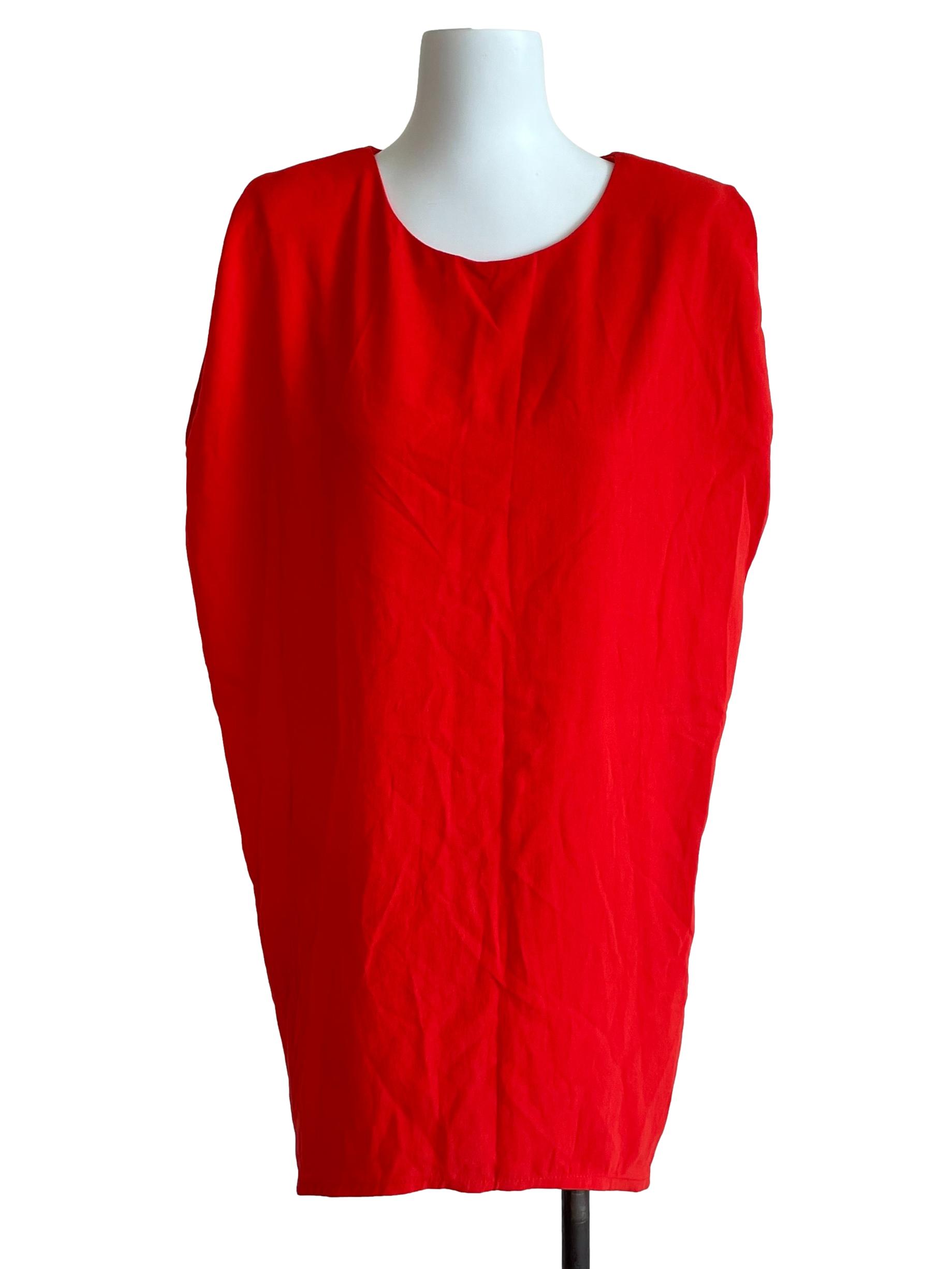 Bright Rose Batwing Dress