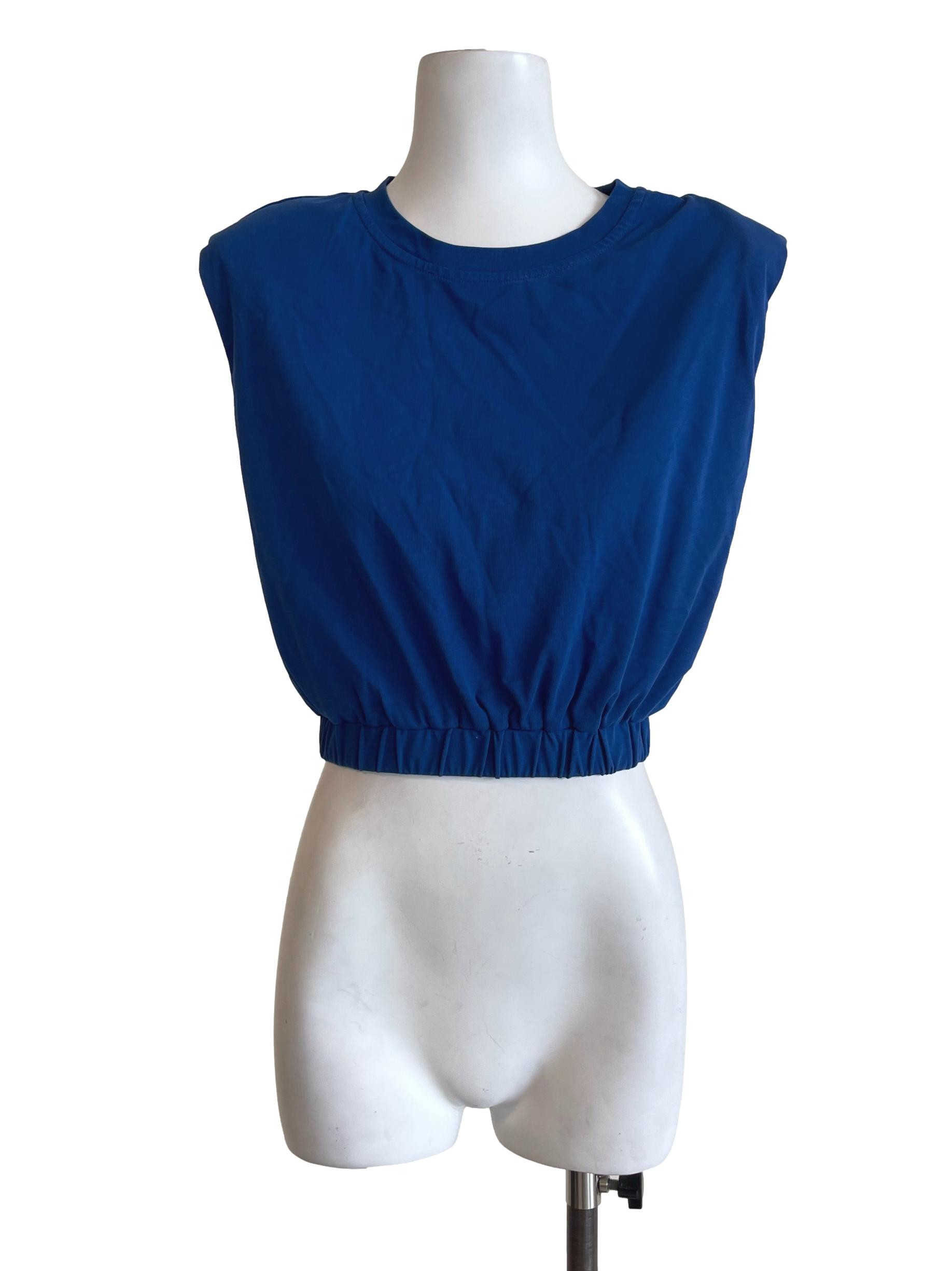 Blue Cotton Top
