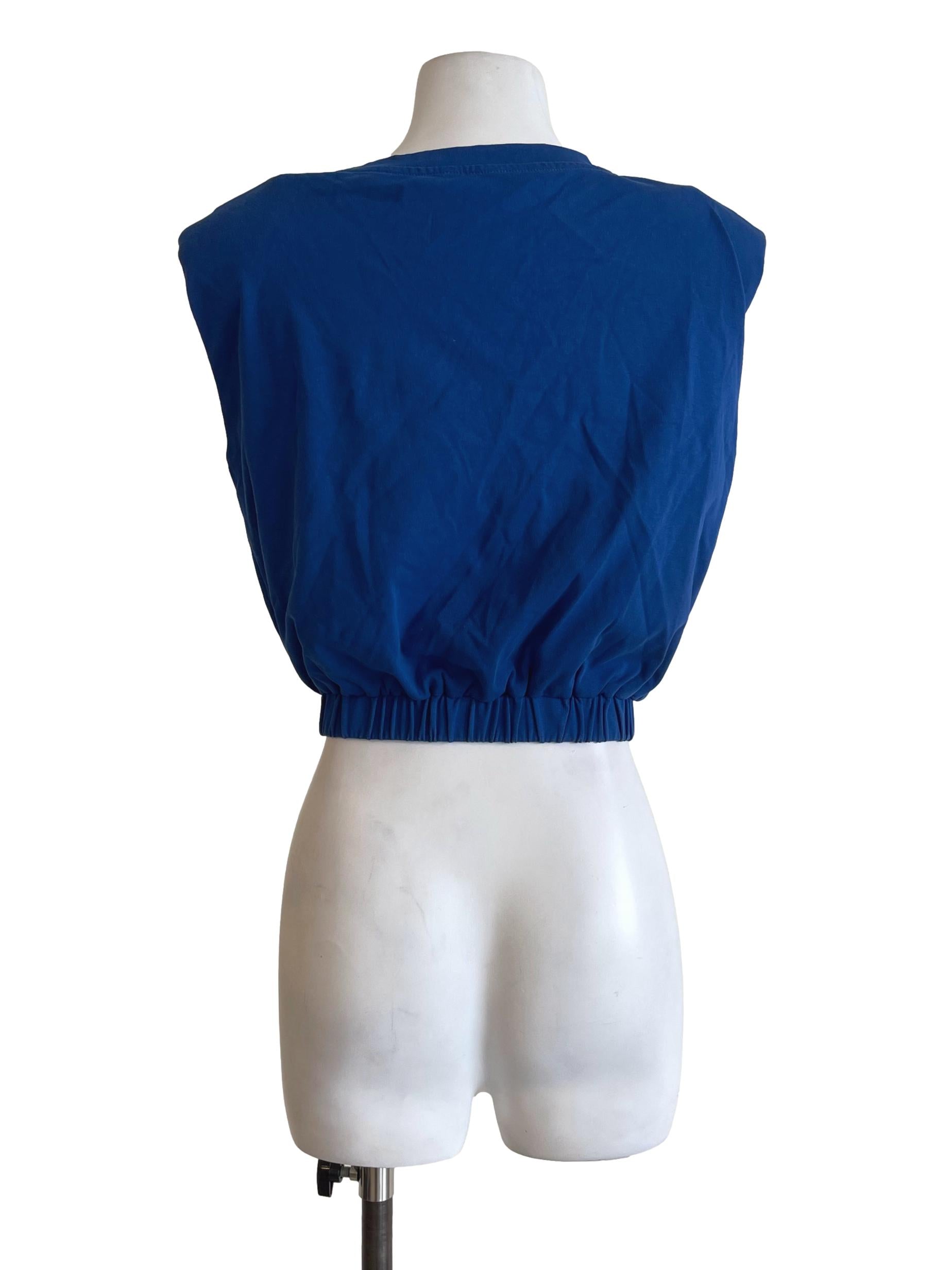 Blue Cotton Top