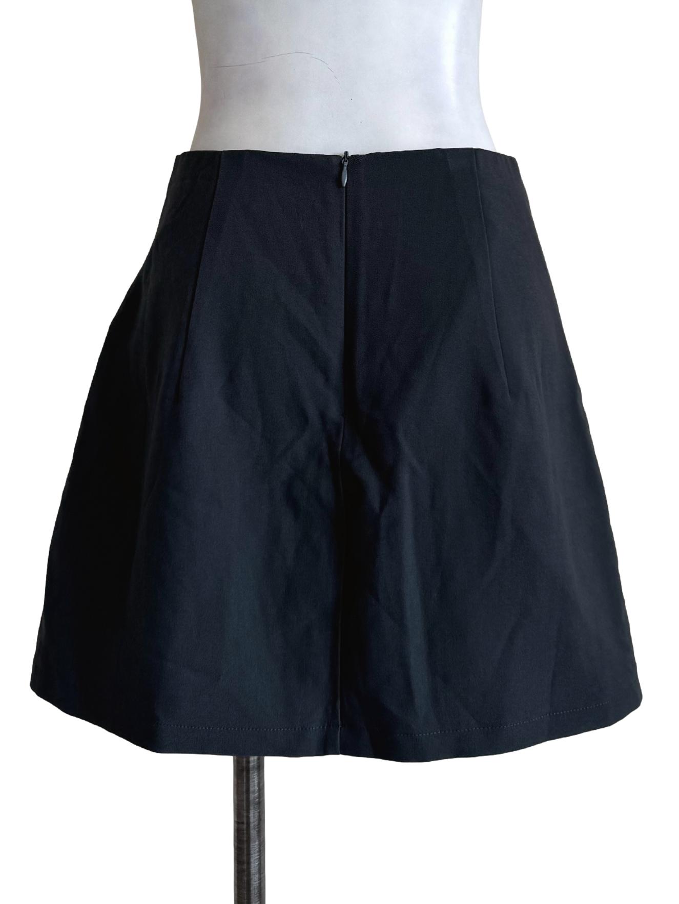 Dark Grey Mini Skirt