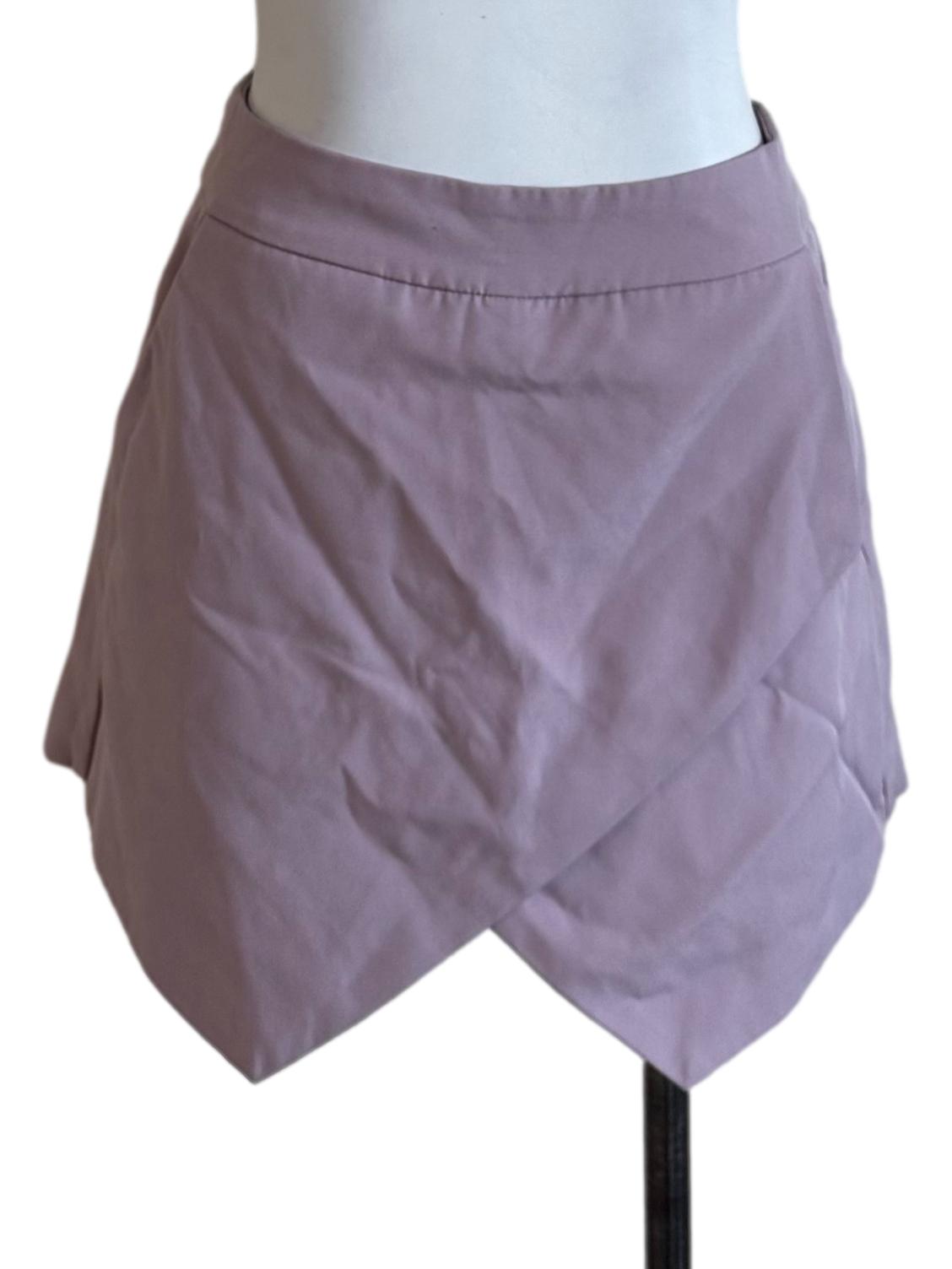 Lilac Purple Asymmetric Shorts