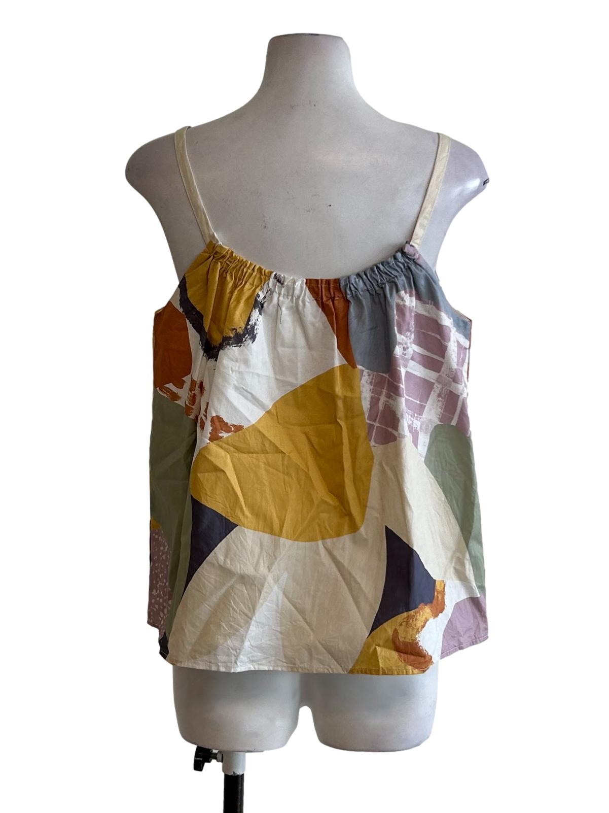 Multicolour Prints Loose Cami Top OSN