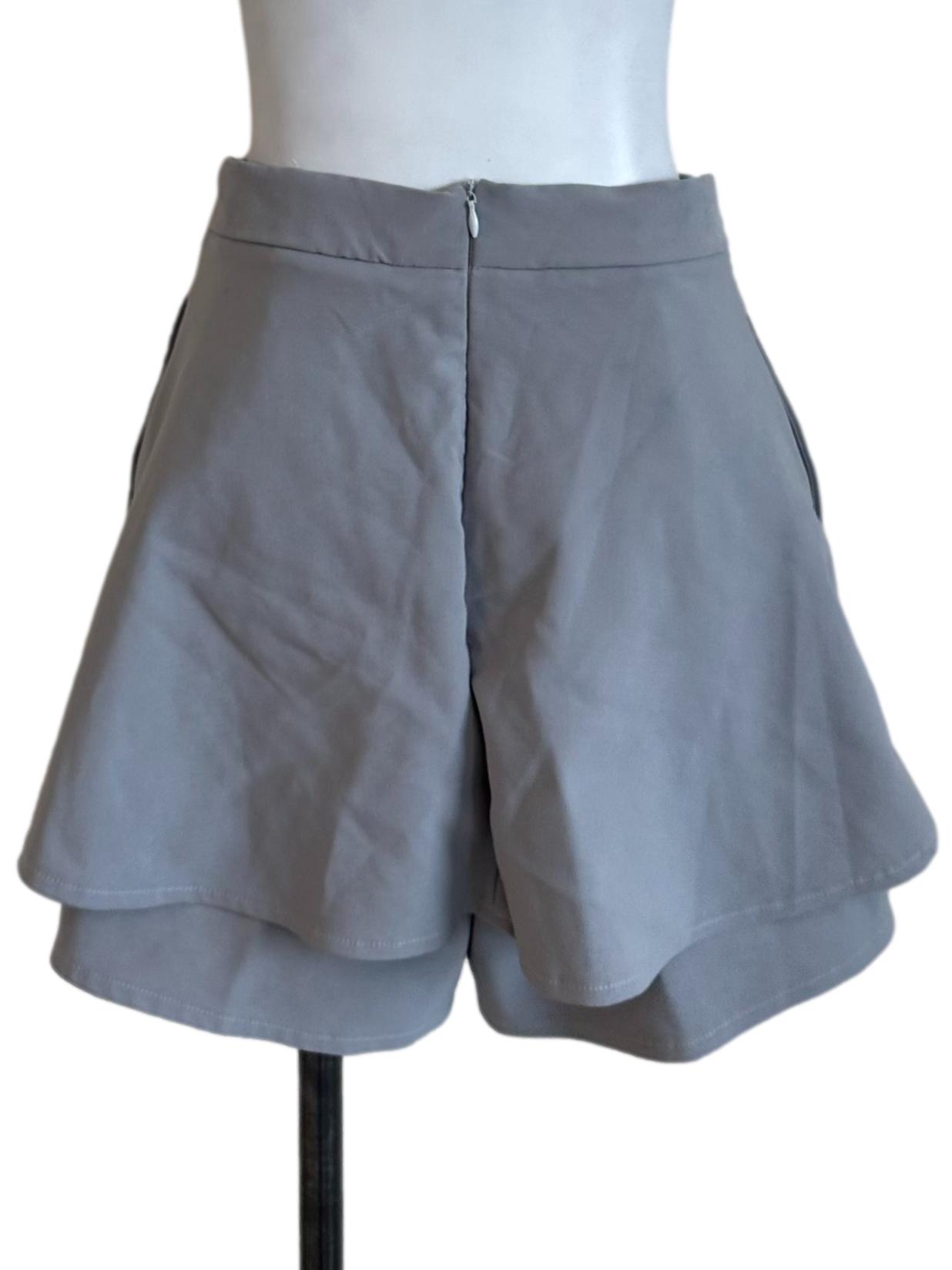 Ash Grey Flip Shorts