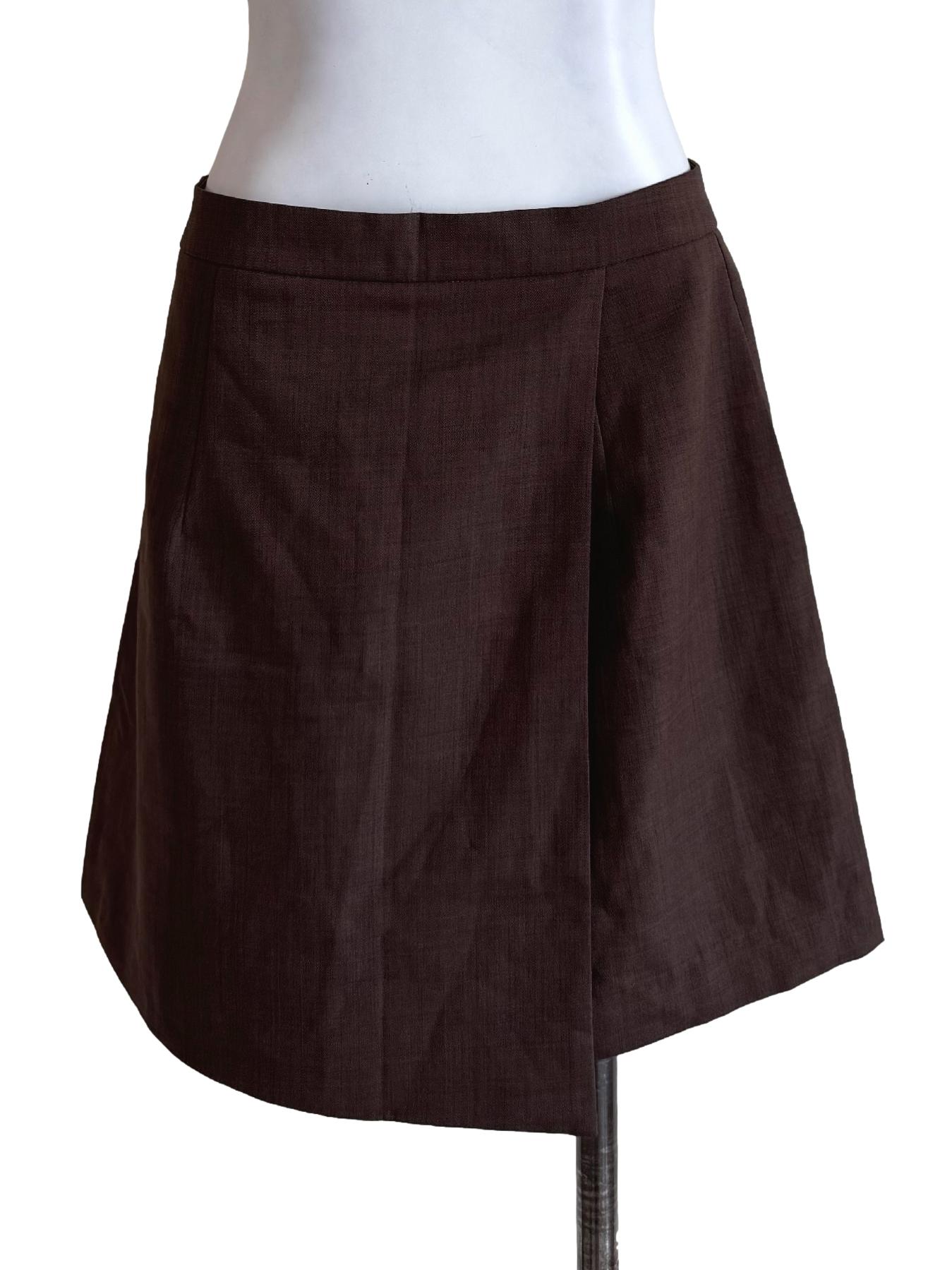Dark Cocoa A-Line Skort