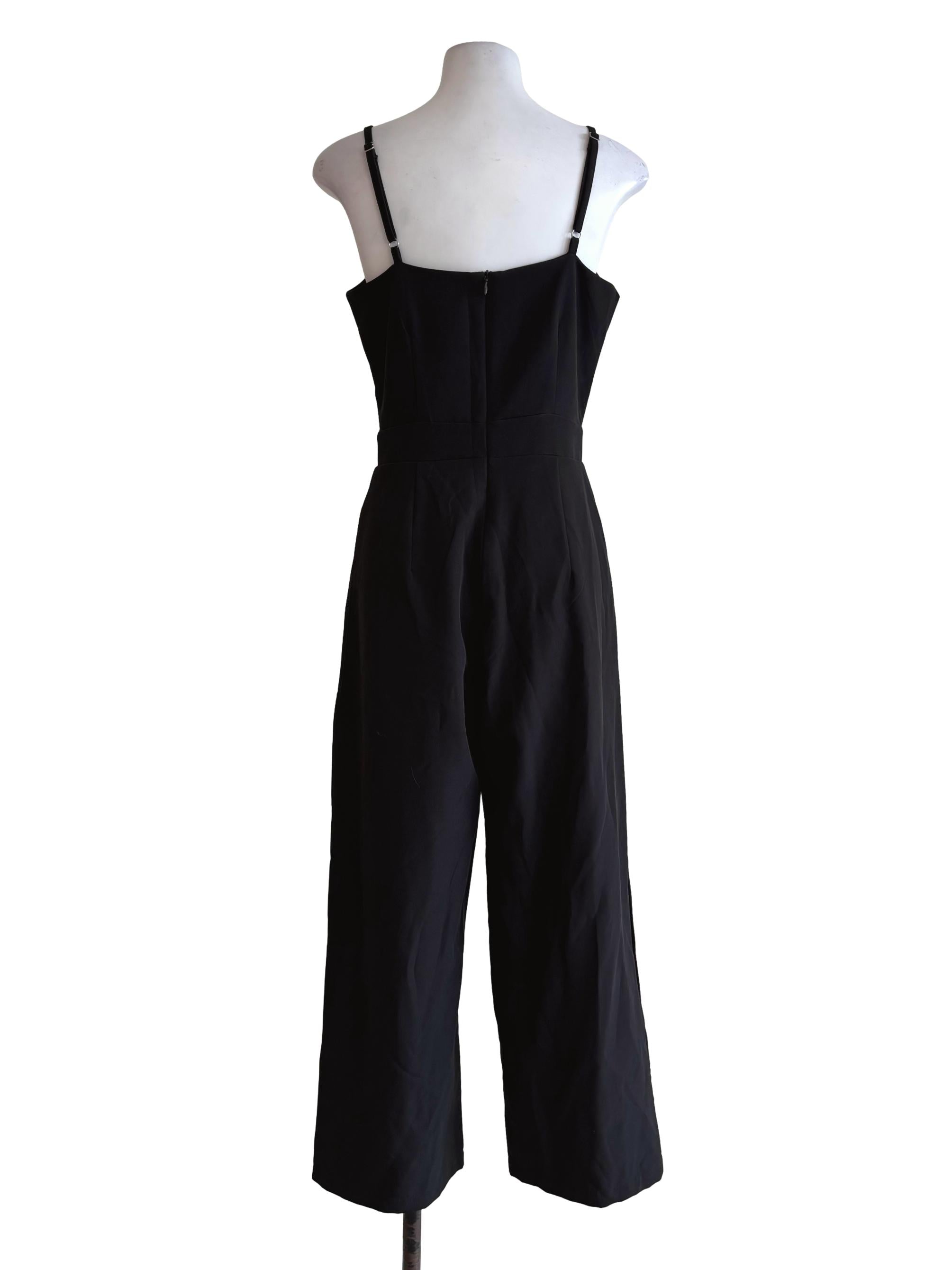Night Black Sweetheart Neckline Jumpsuit