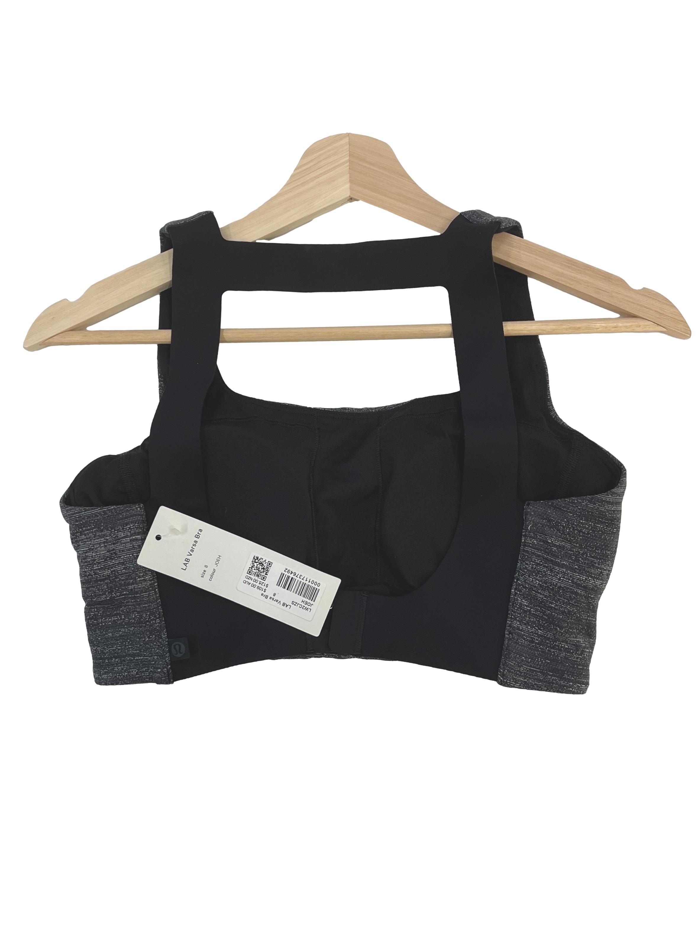 Grey Stripe Lab Varsa Sports Bra