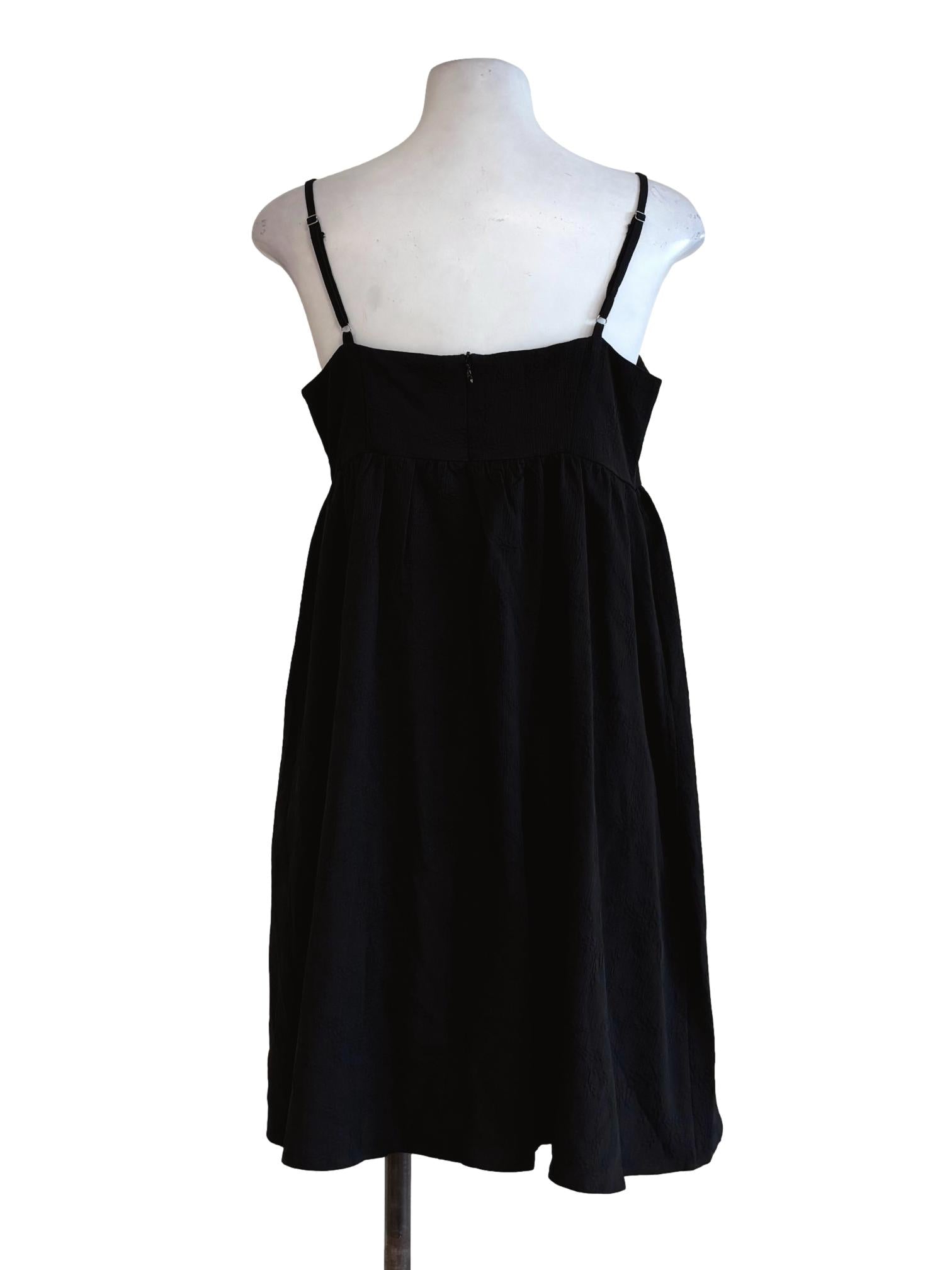 Night Black Spaghetti Strap Dress