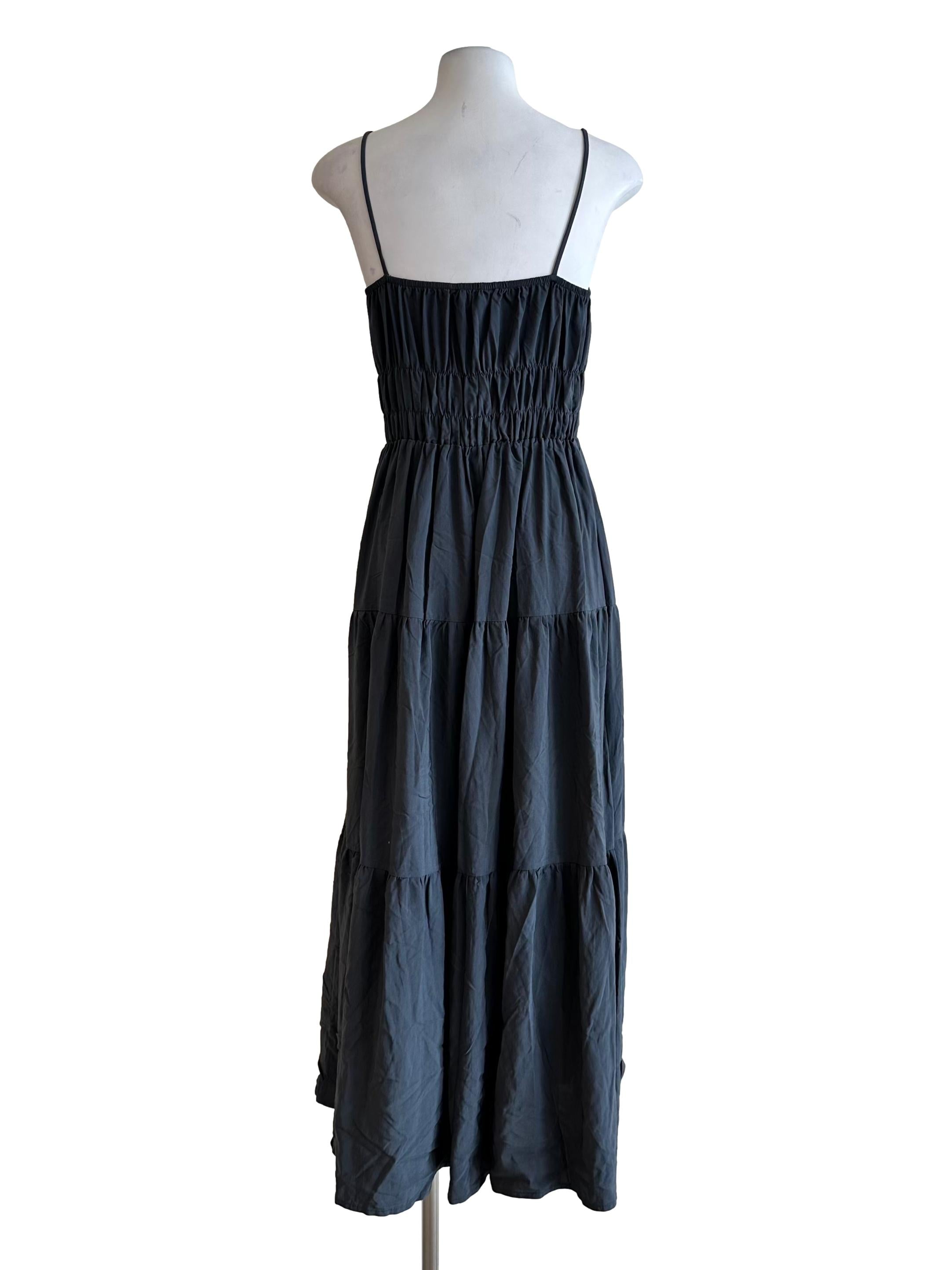 Shadow Grey Spaghetti Strap Dress TEM