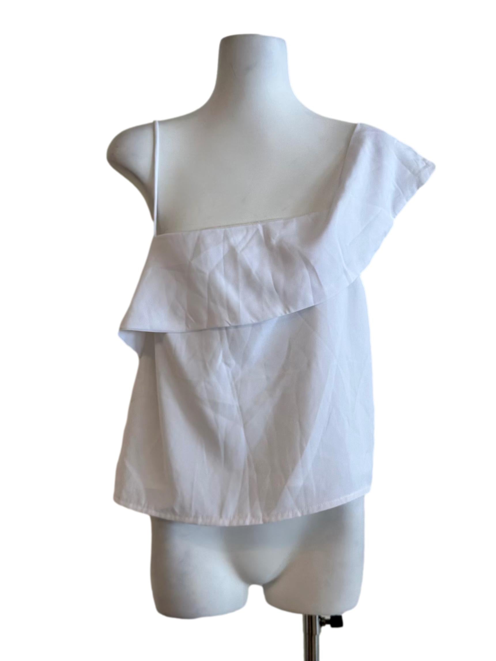 Porcelain White Sleeveless Top