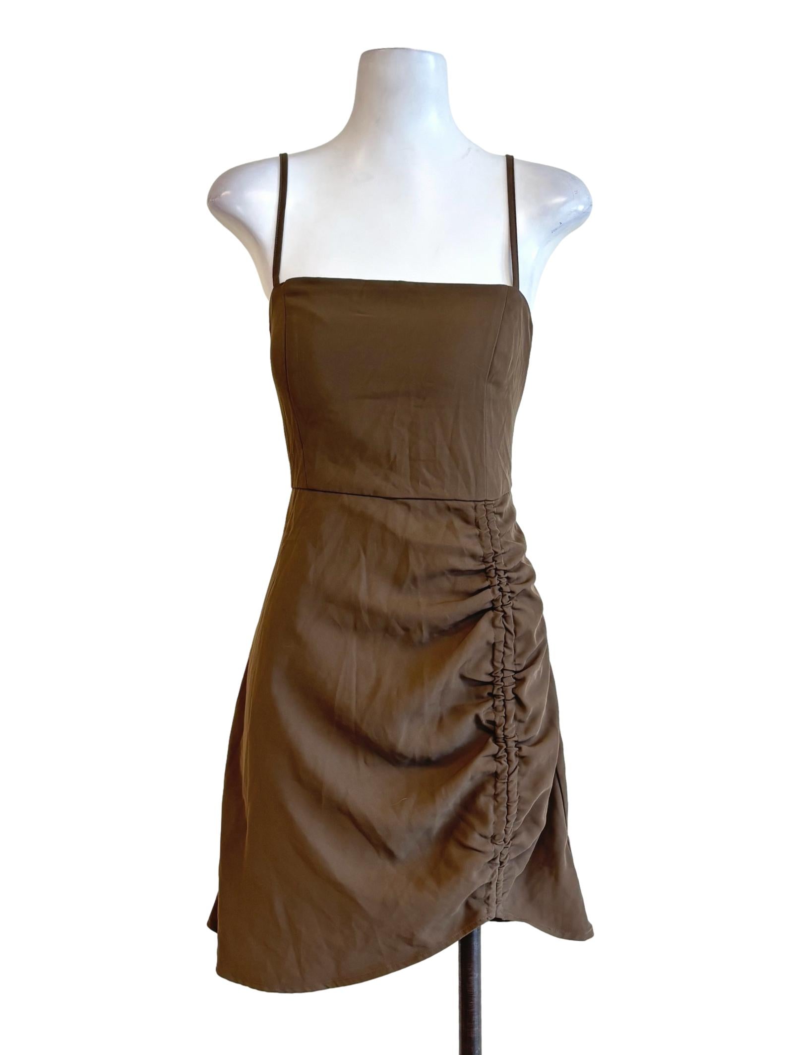 Dark Tan Bodycon Dress