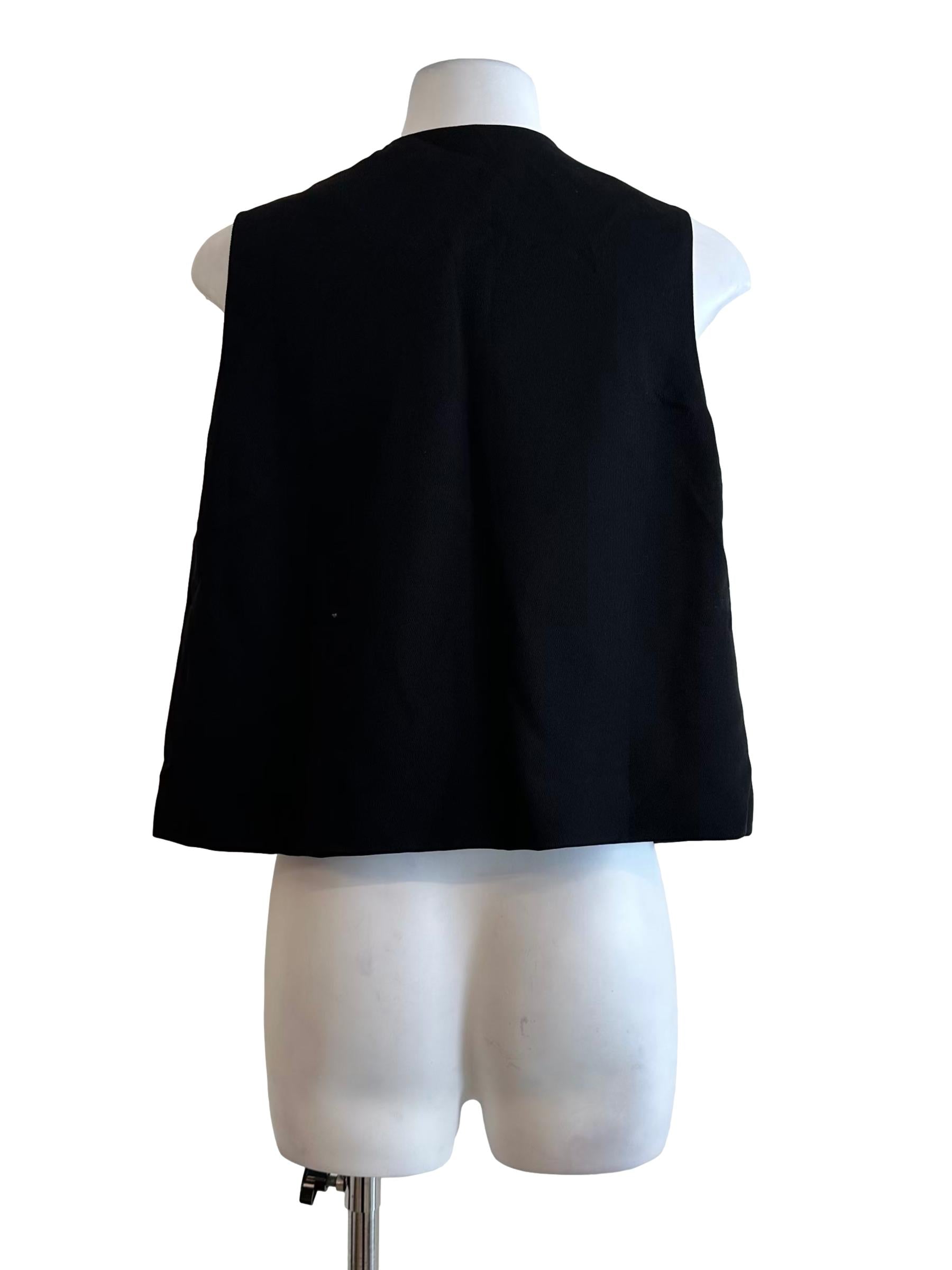 Midnight Black Sleeveless Top