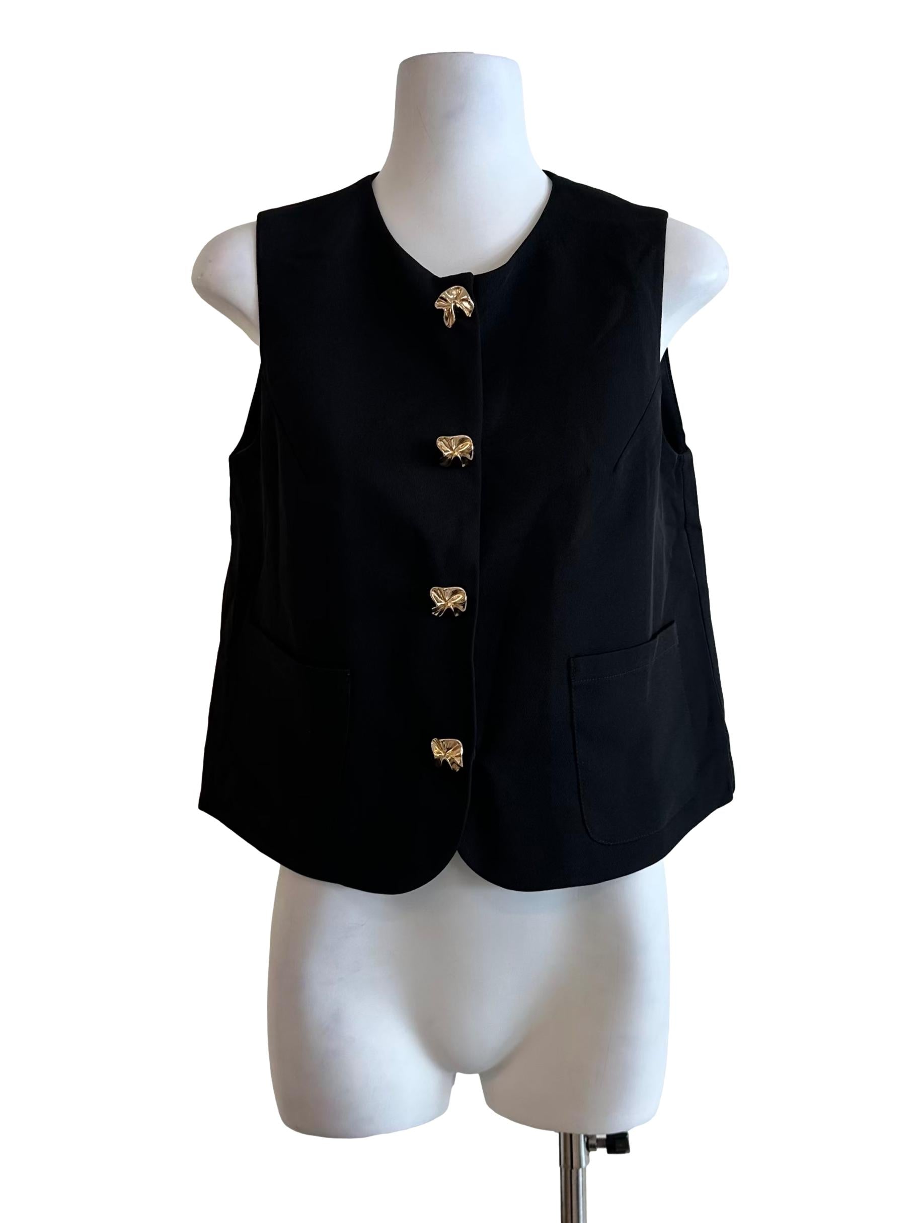 Midnight Black Sleeveless Top