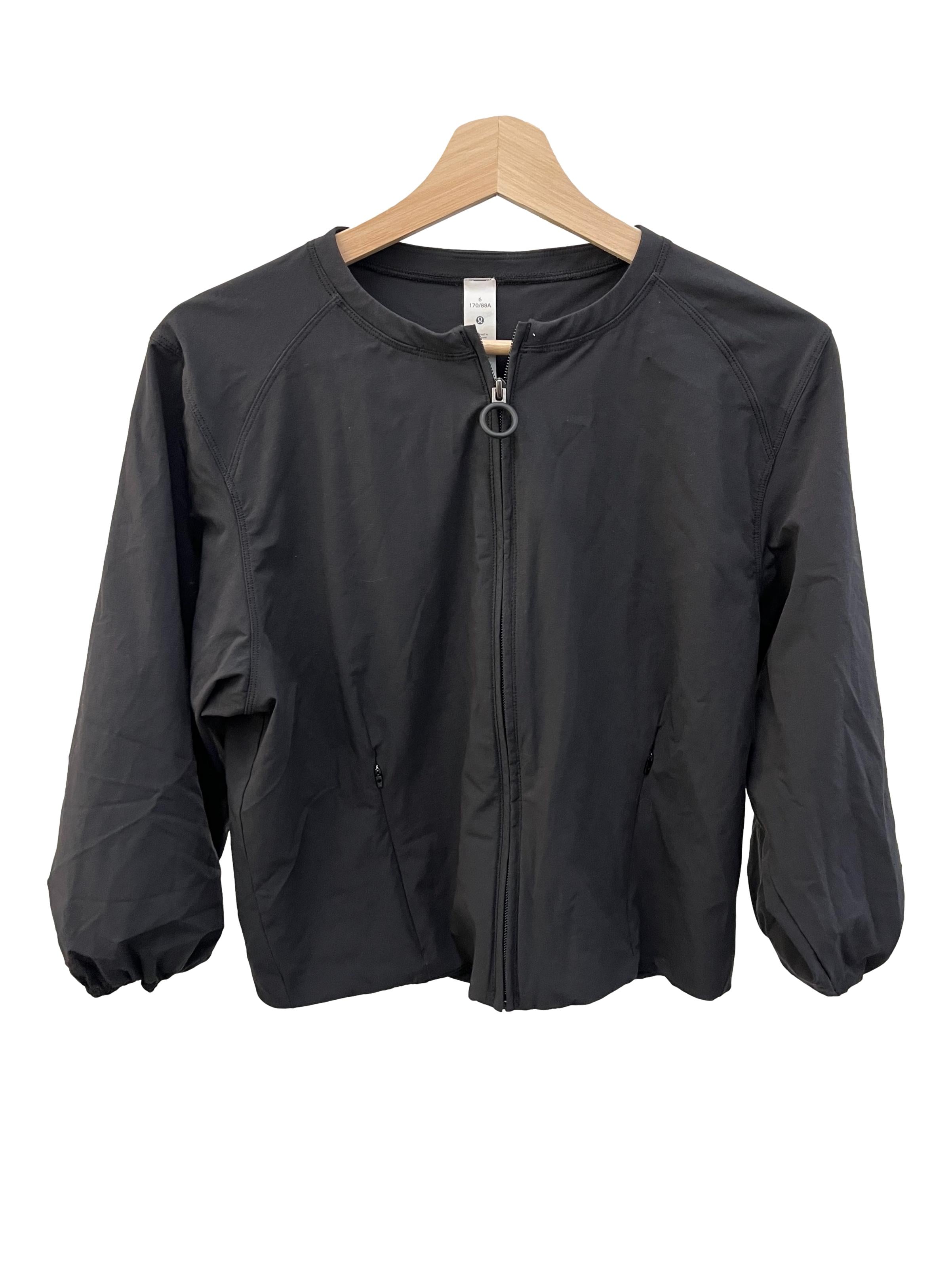 Black Collarless Jacket