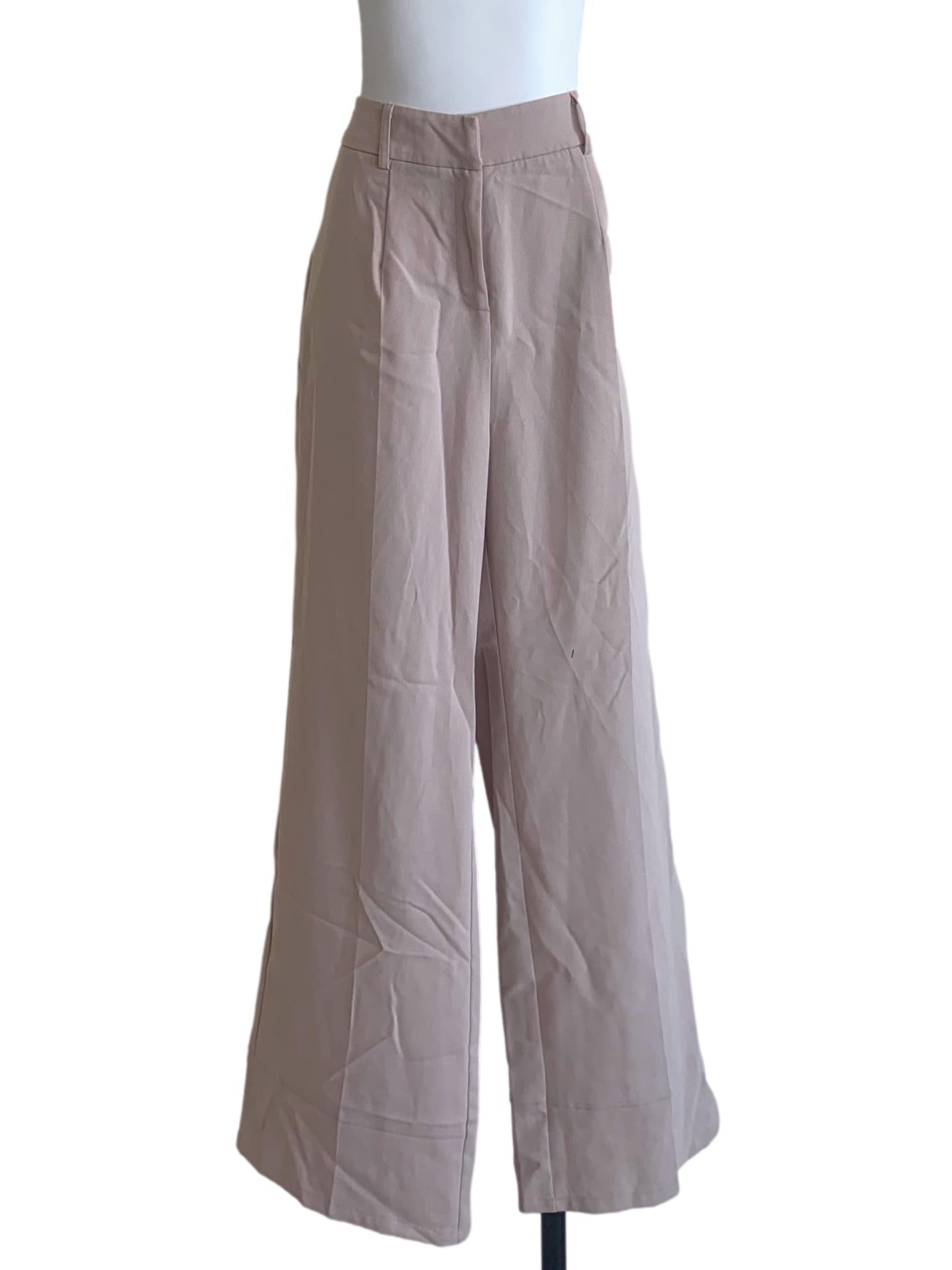 Rose Pink Wide Leg Pant