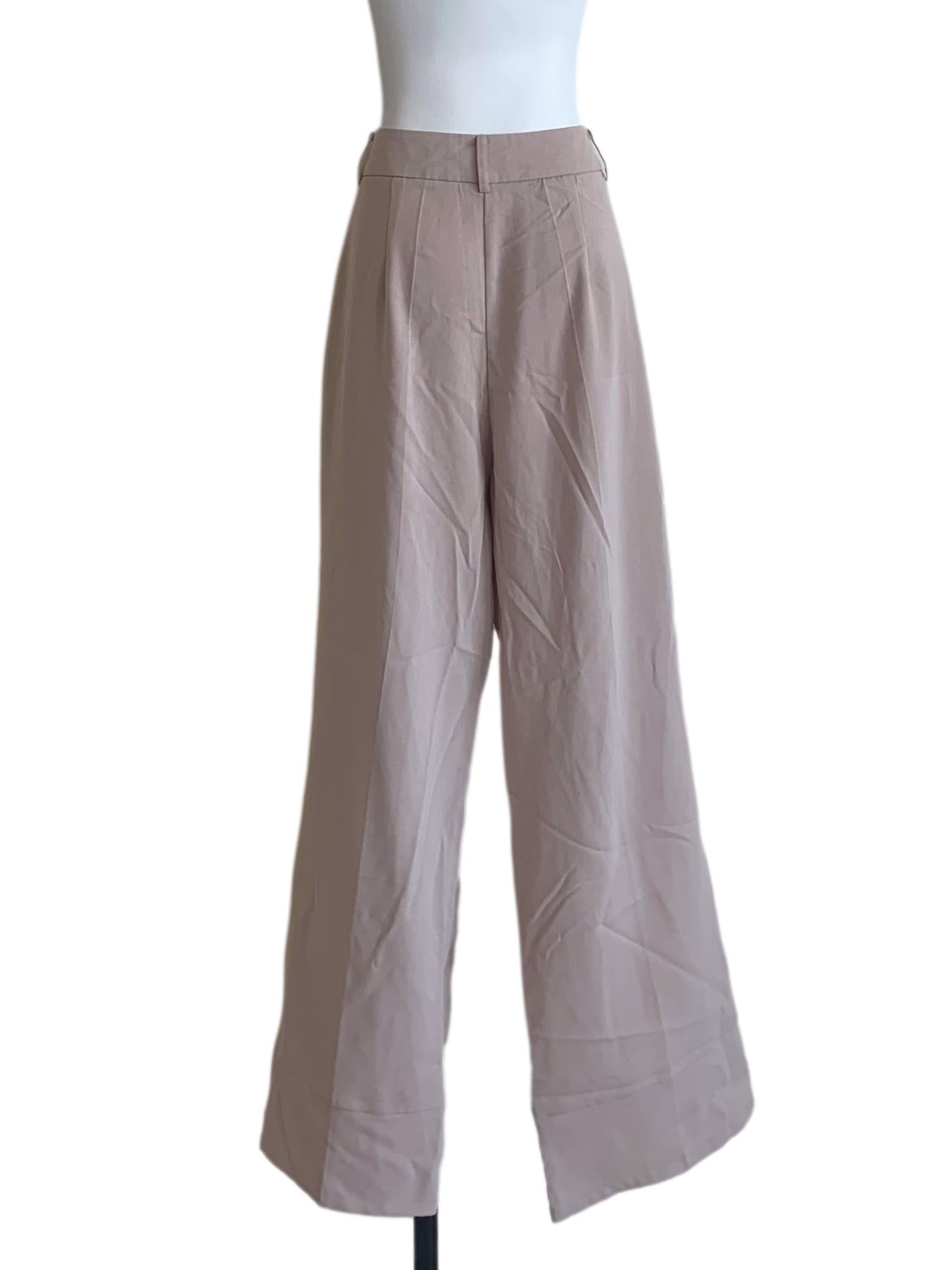 Rose Pink Wide Leg Pant