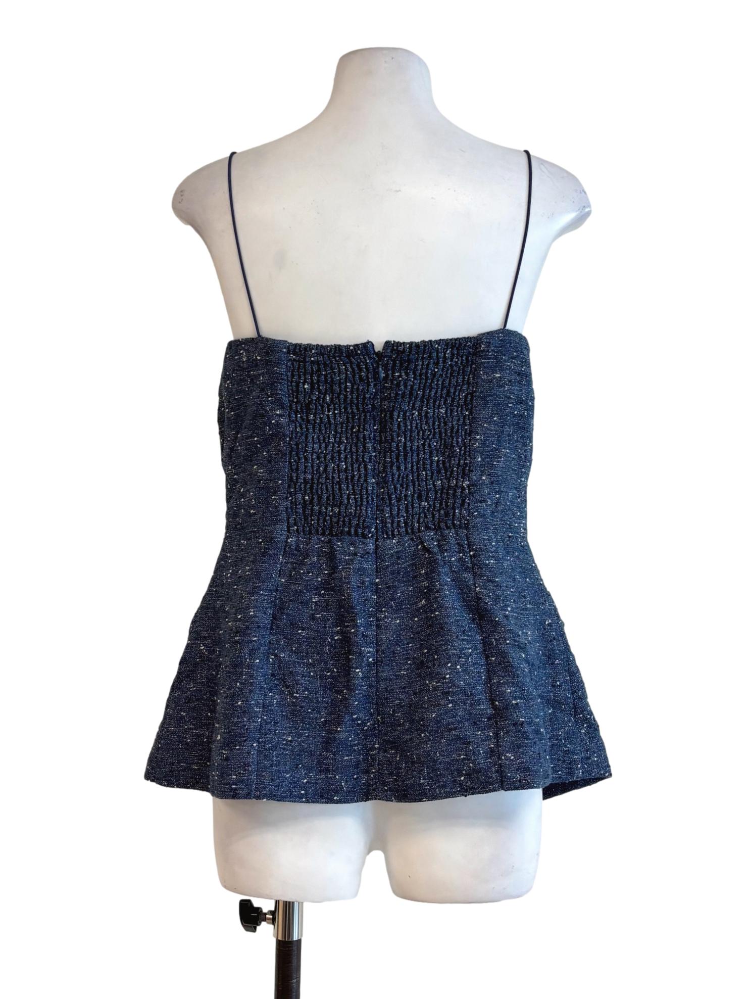 Lapis Blue Spaghetti Strap Top LB