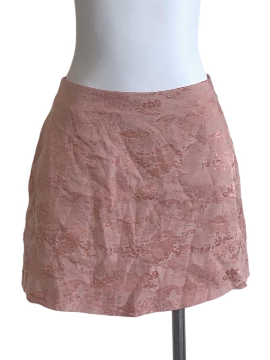 Blush Pink Pattern Skort
