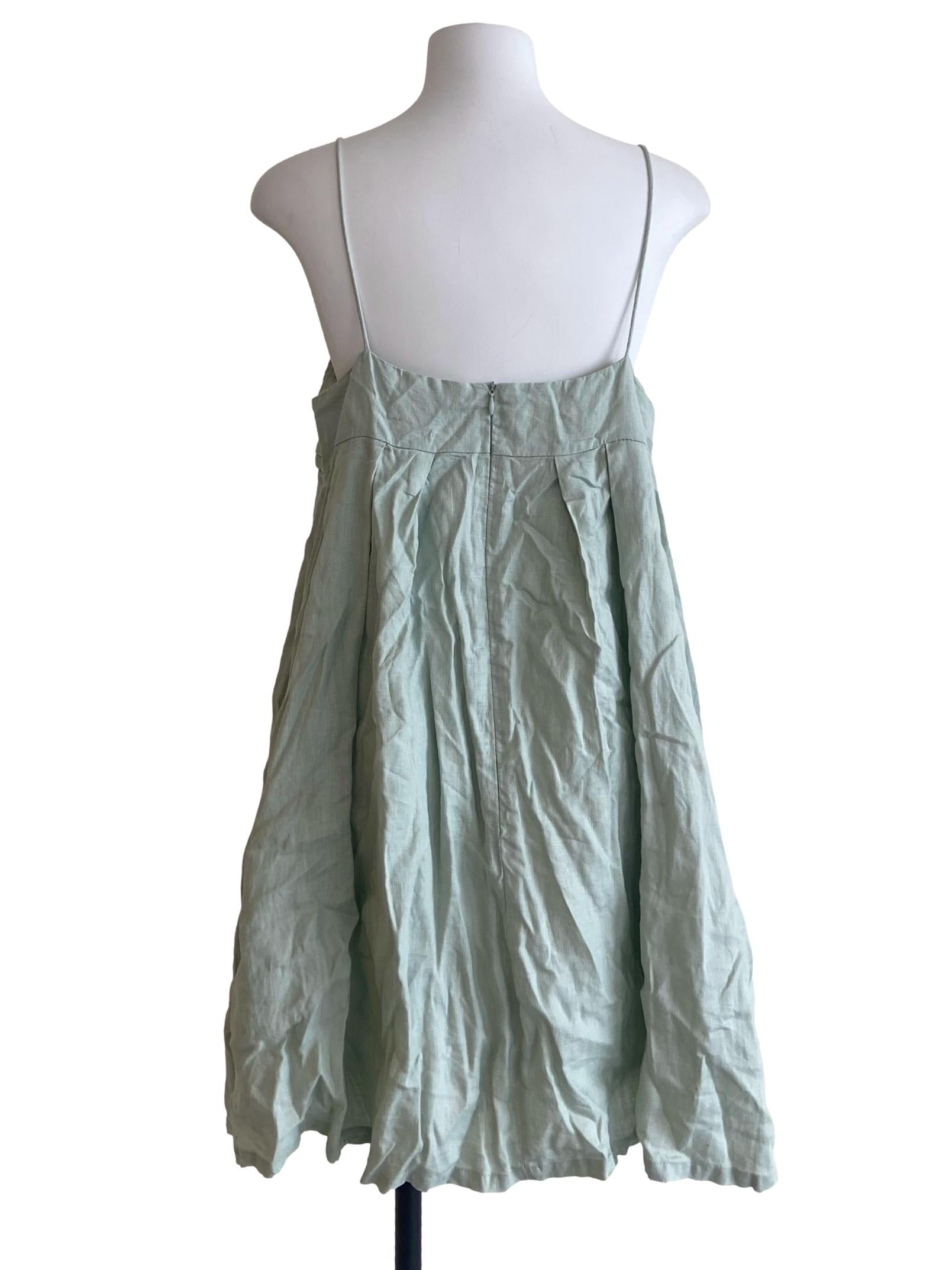 Mint Green Spaghetti Strap Sun Dress