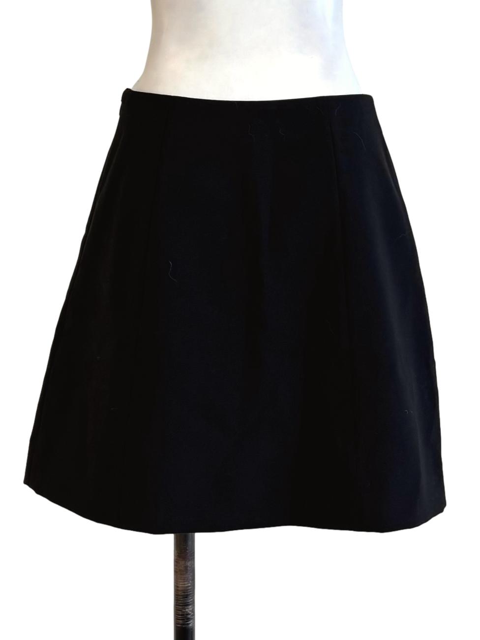 Jet Black Mini Skirts